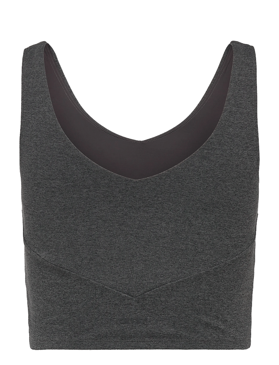 aim´n - Sense Bralette - lav støtte - dark grey melange - 2