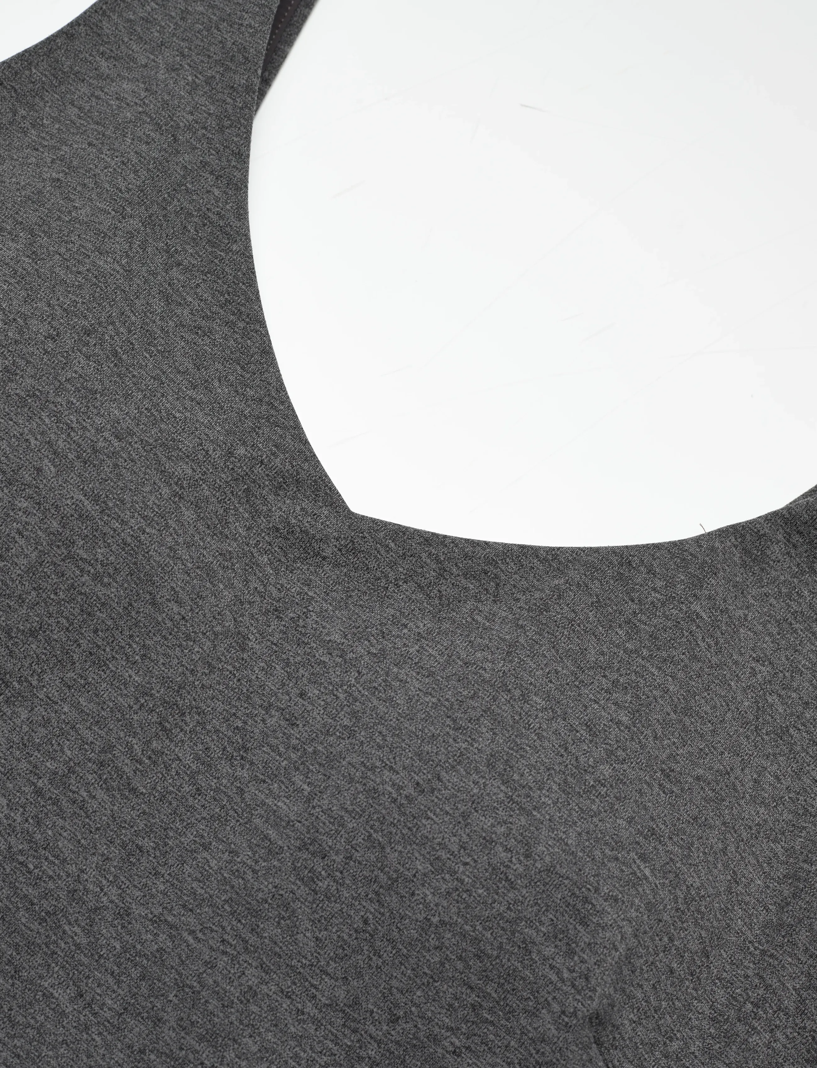 aim´n - Sense Bralette - lav støtte - dark grey melange - 4