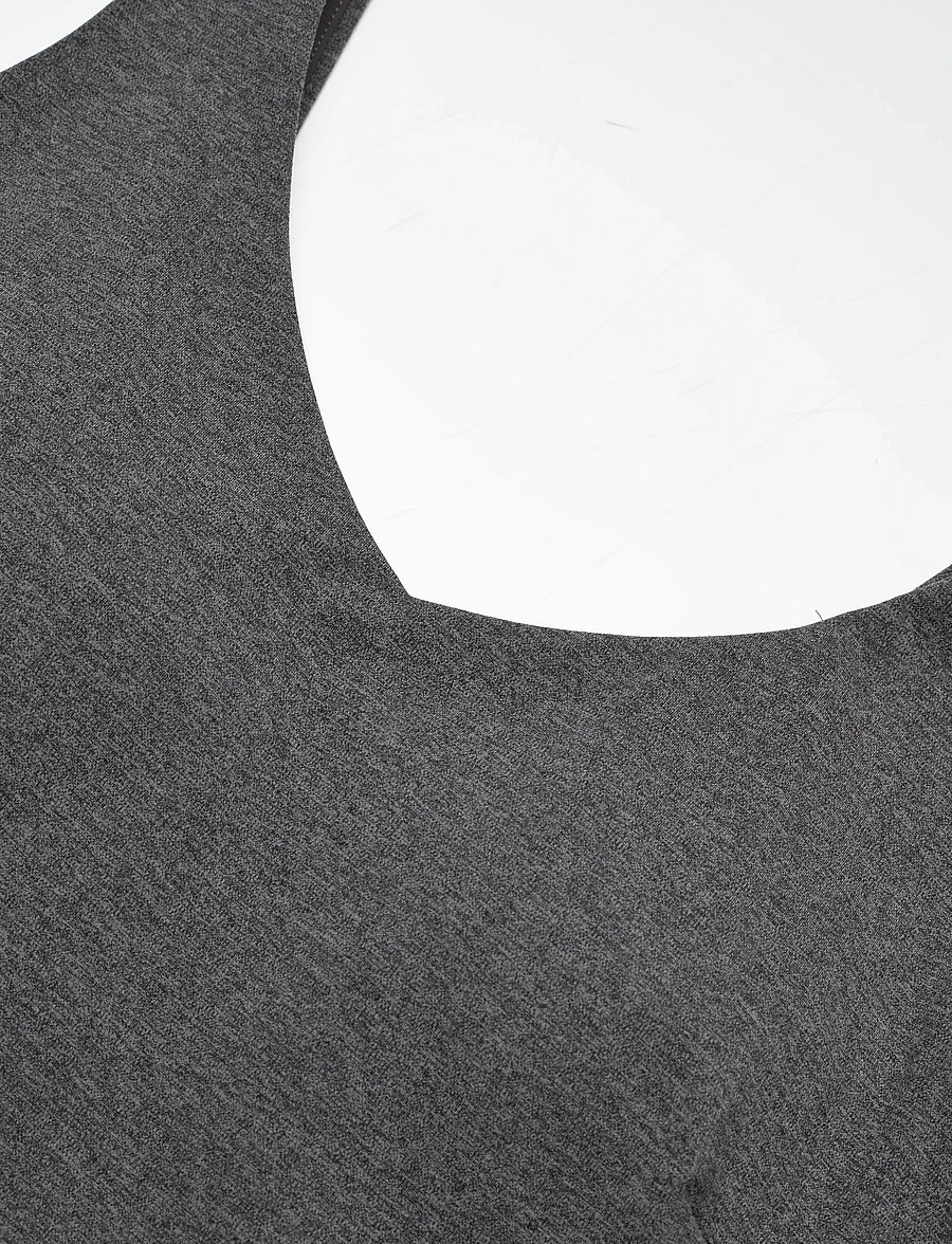 aim´n - Sense Bralette - lav støtte - dark grey melange - 4