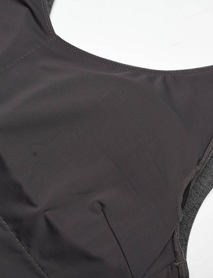 aim´n - Sense Bralette - lav støtte - dark grey melange - 5
