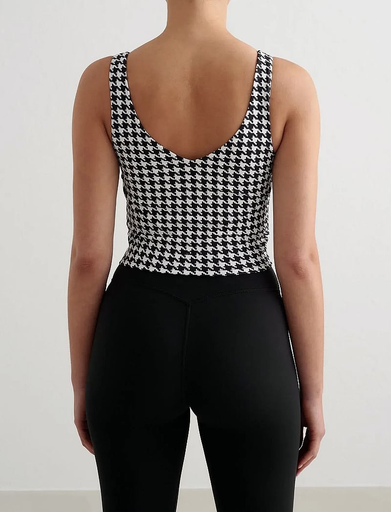 aim´n - Sense Bralette - lav støtte - pepita - 3