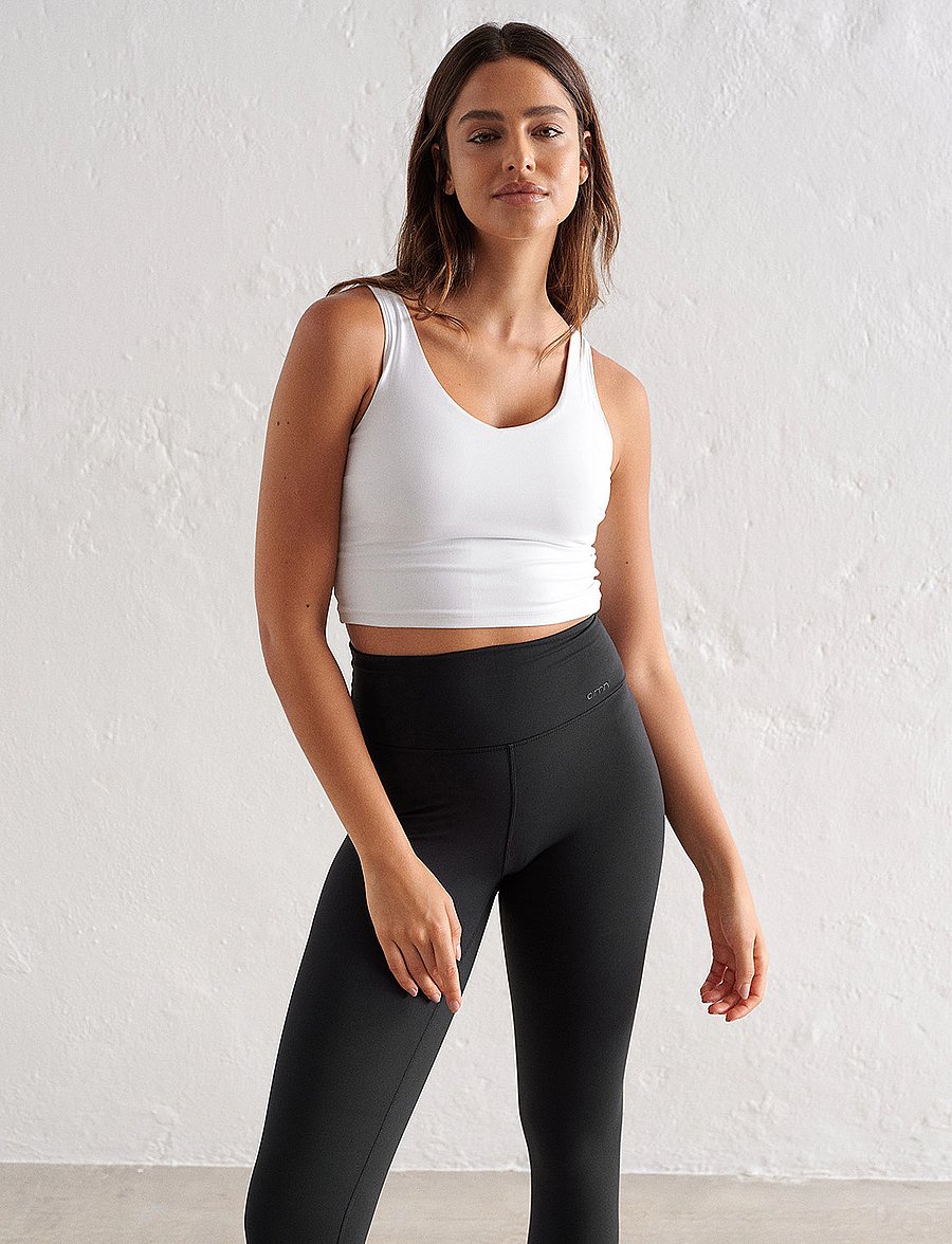 aim´n - Sense Bralette - lav støtte - white - 3