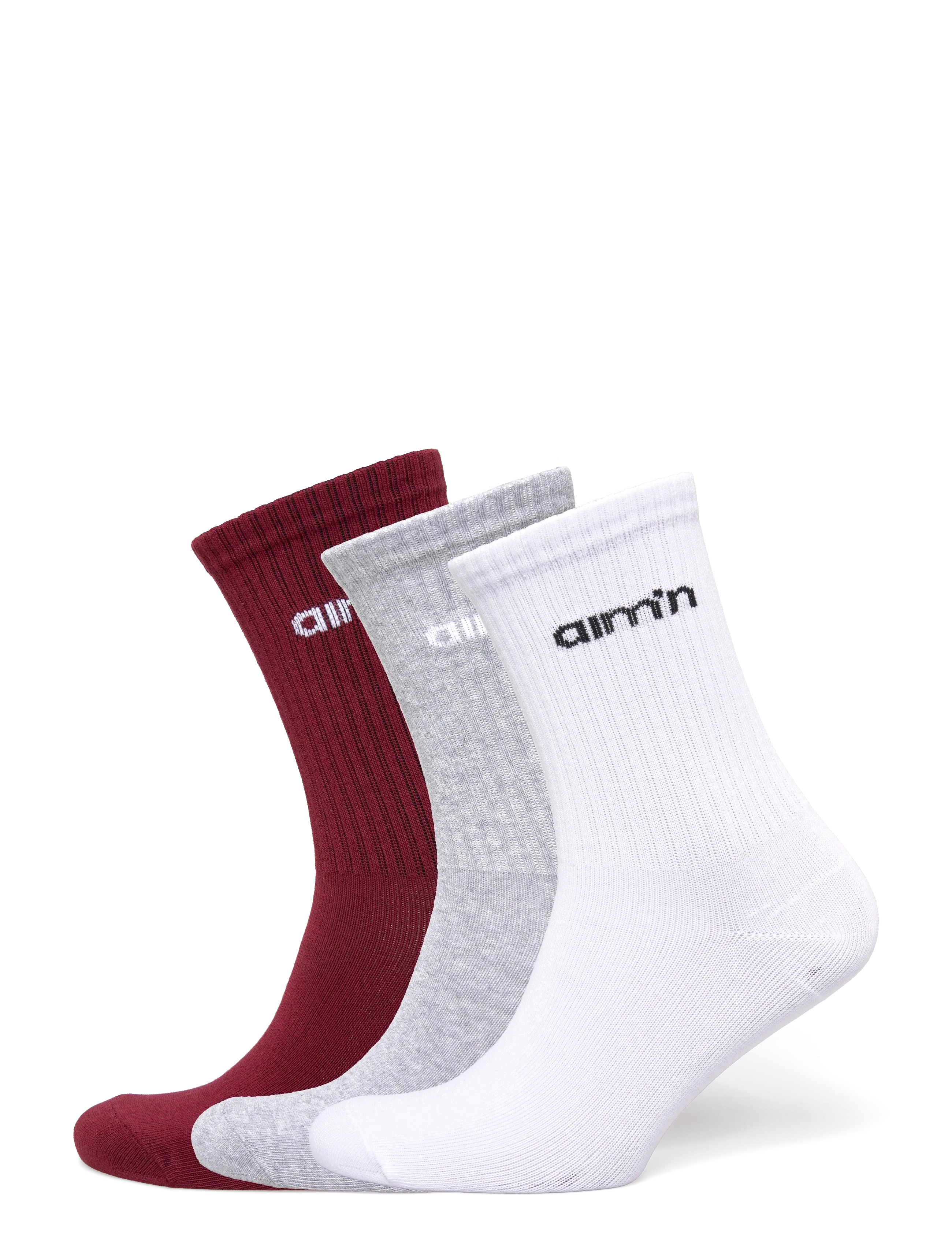aim ́n Aim'n Logo Socks 3-Pack, 39-41, Multi/patterned, Sokker > Almindelige Sokker, Dame