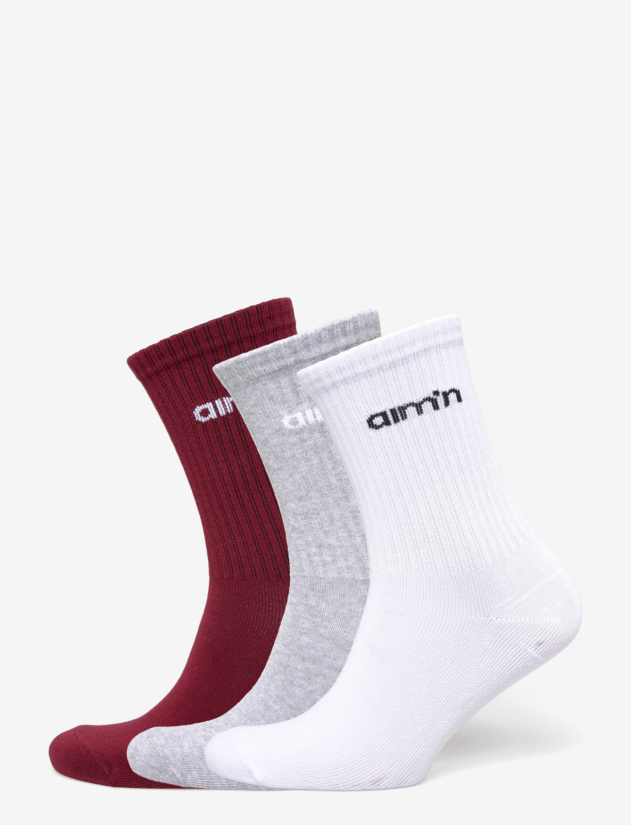 aim´n - Aim'n Logo Socks 3-Pack - riided - ruby - 0