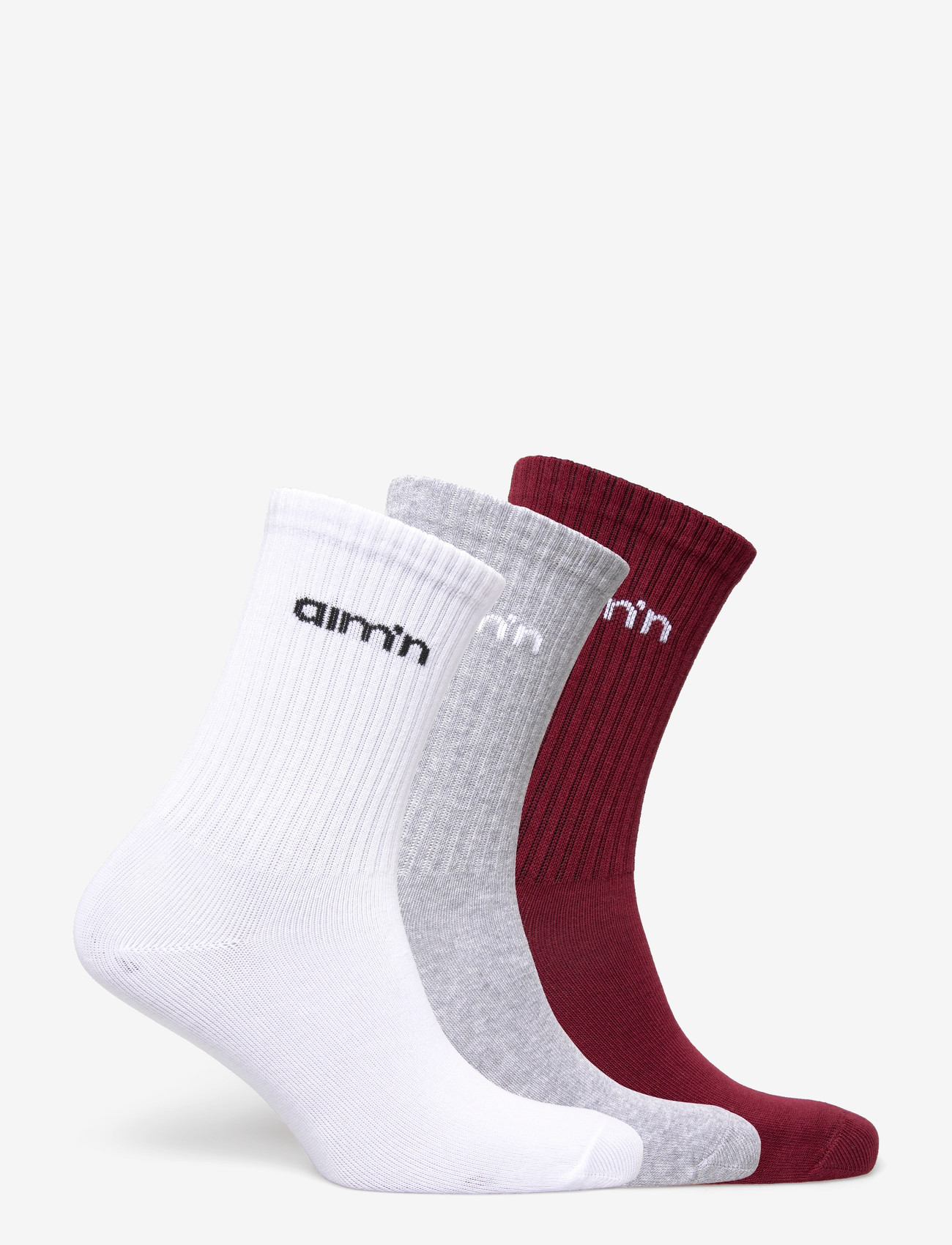 aim´n - Aim'n Logo Socks 3-Pack - riided - ruby - 3