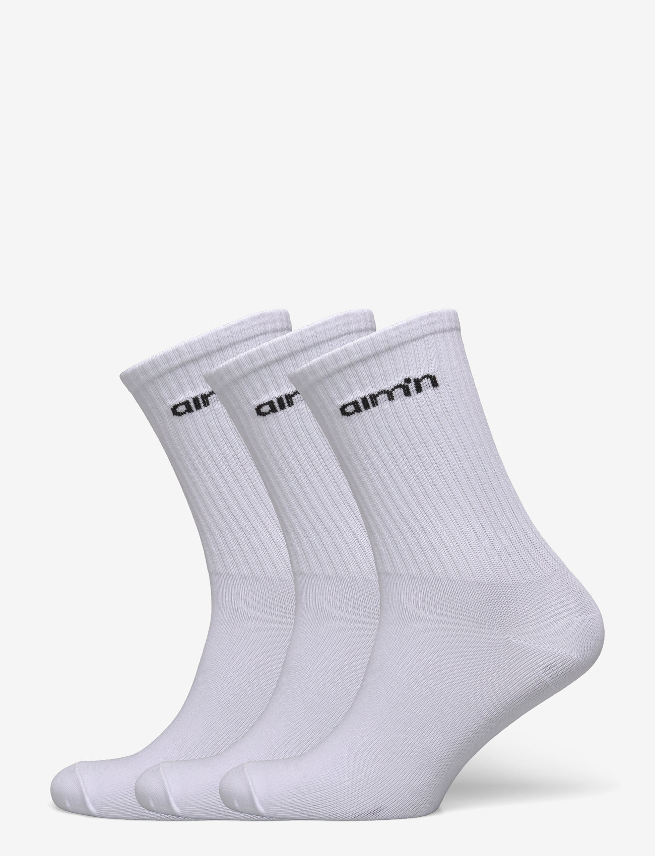 aim´n - Aim'n Logo Socks 3-Pack - strümpfe - white - 1