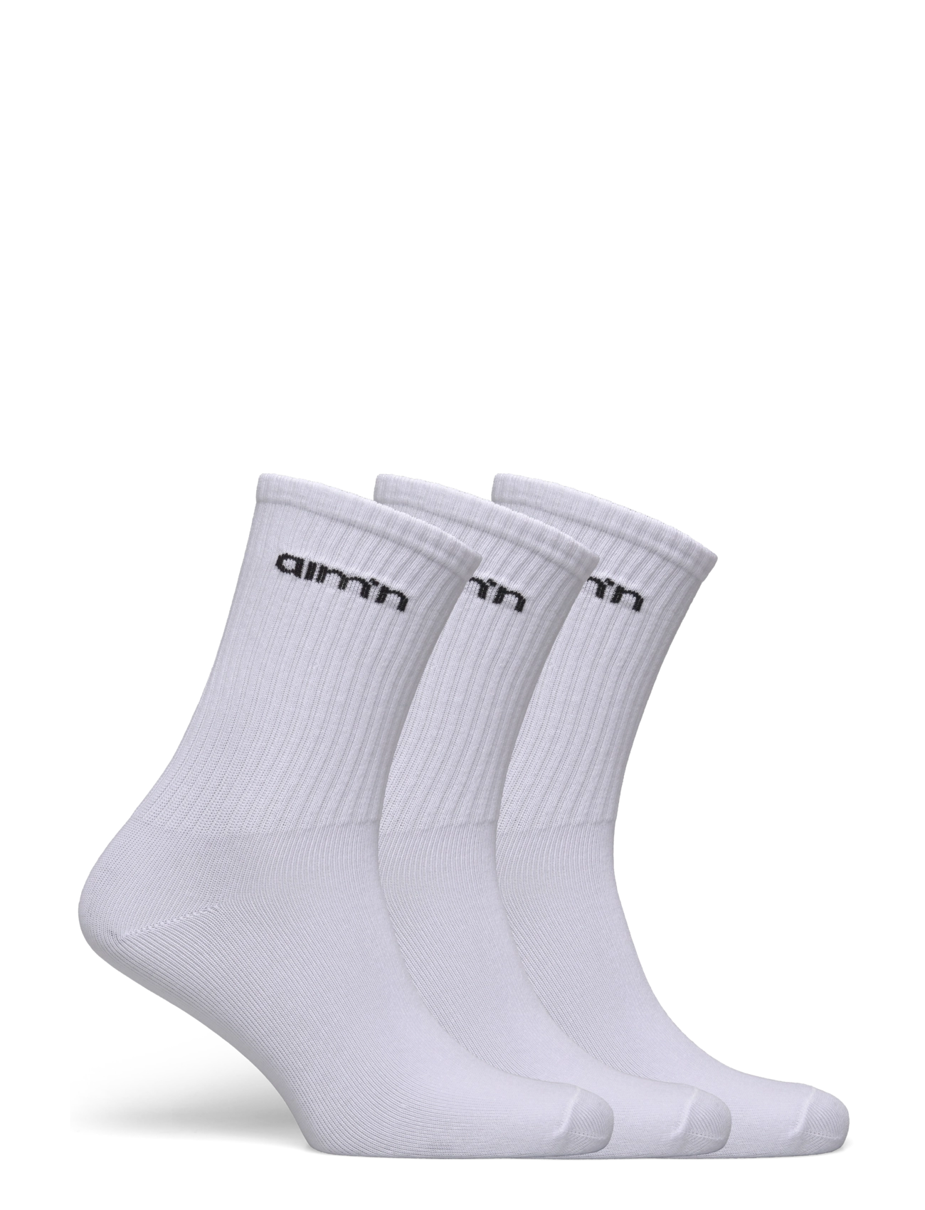 aim´n - Aim'n Logo Socks 3-Pack - undertøj og sokker - white - 2