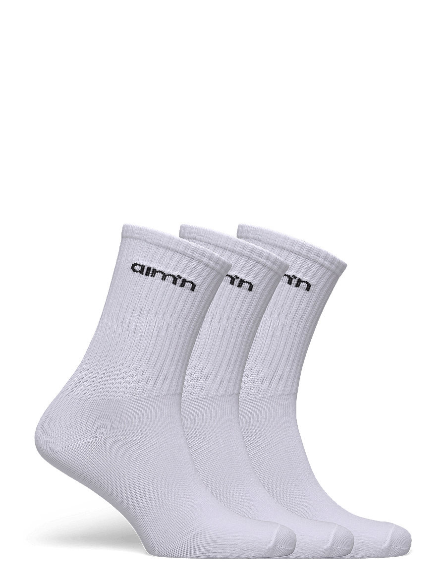 aim´n - Aim'n Logo Socks 3-Pack - underkläder och strumpor - white - 5