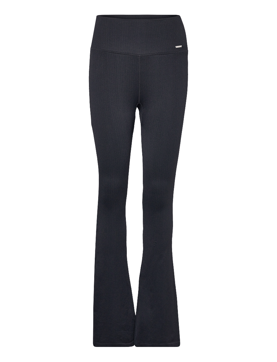 aim´n - Ribbed Seamless Flare Tights - trainingstights - black - 1