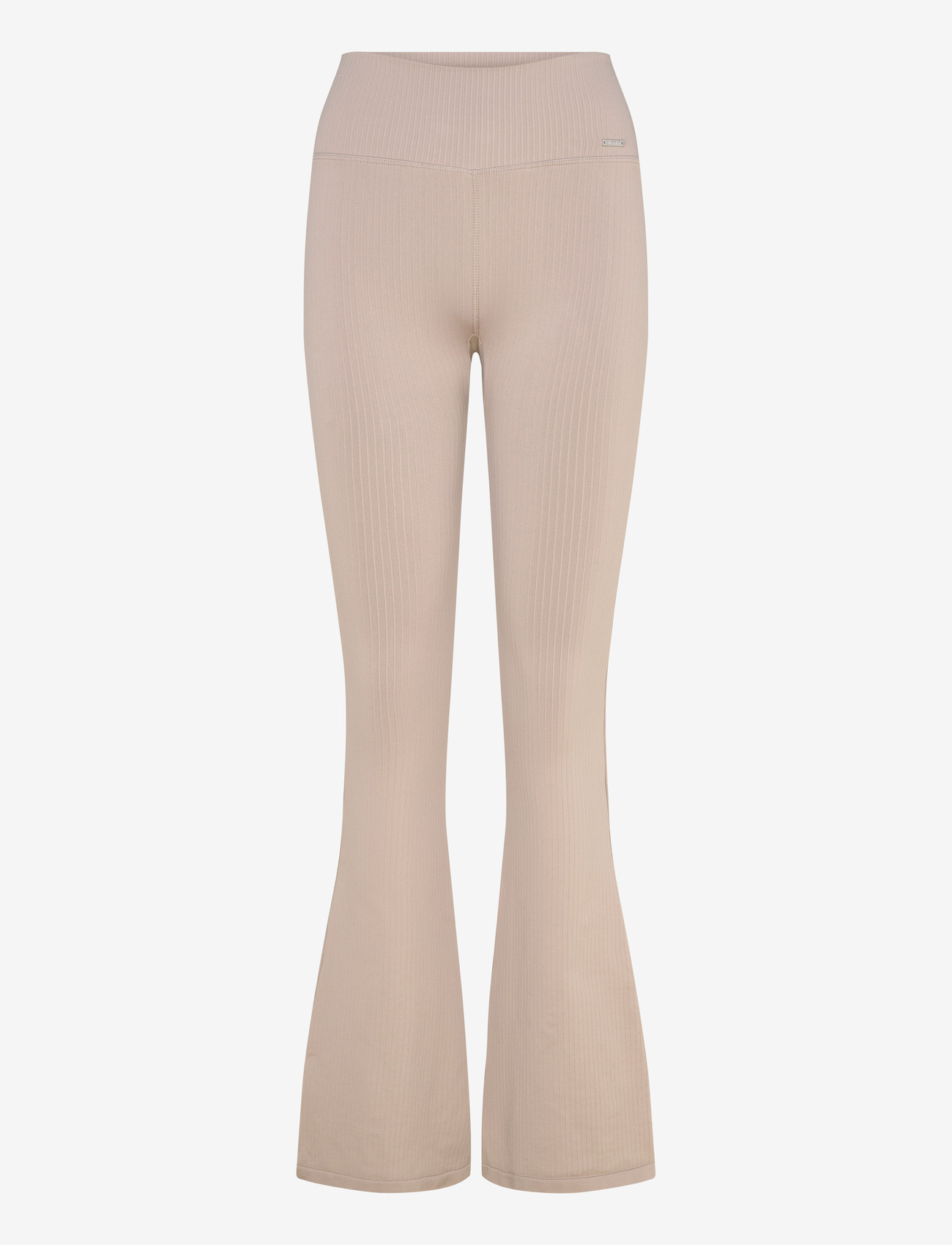 aim´n - Ribbed Seamless Flare Tights - sportinės tamprės - dark clay - 1