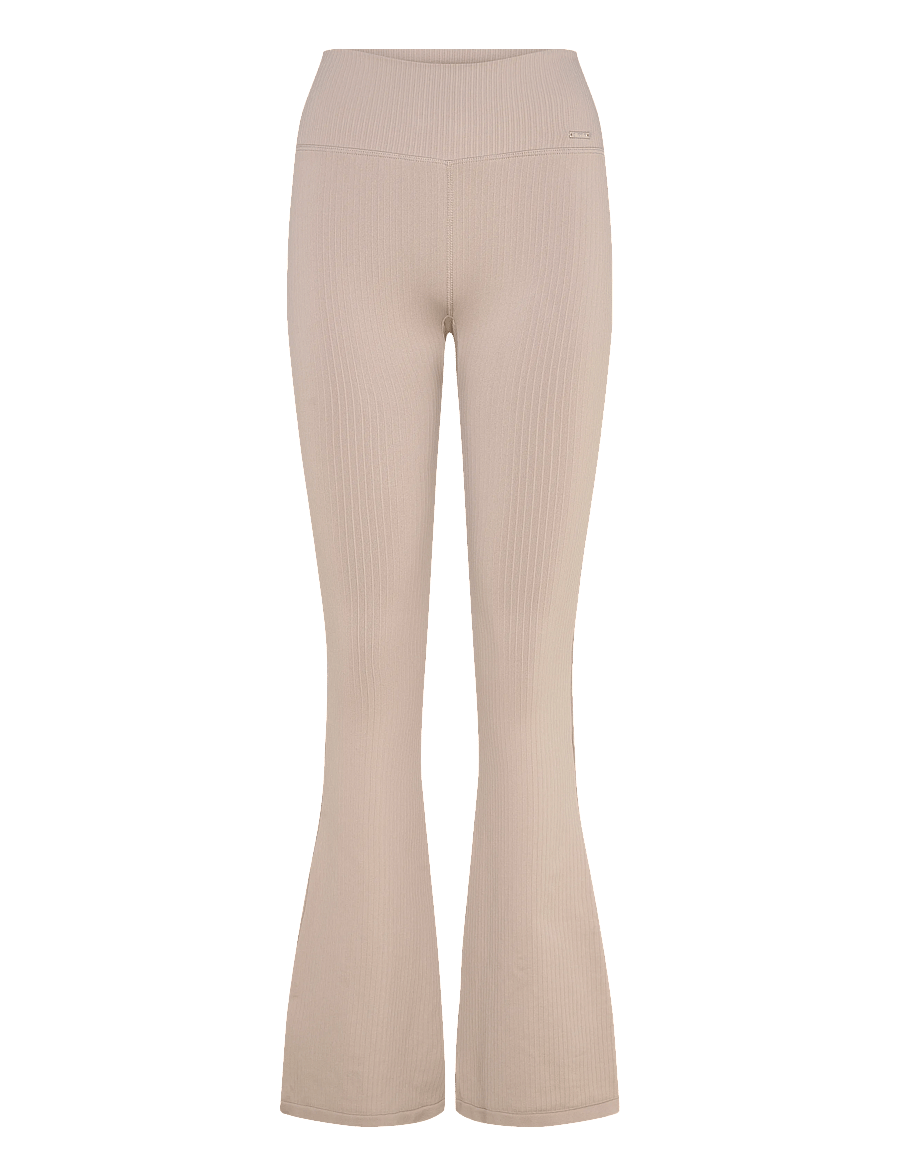 aim´n - Ribbed Seamless Flare Tights - volle länge - dark clay - 1