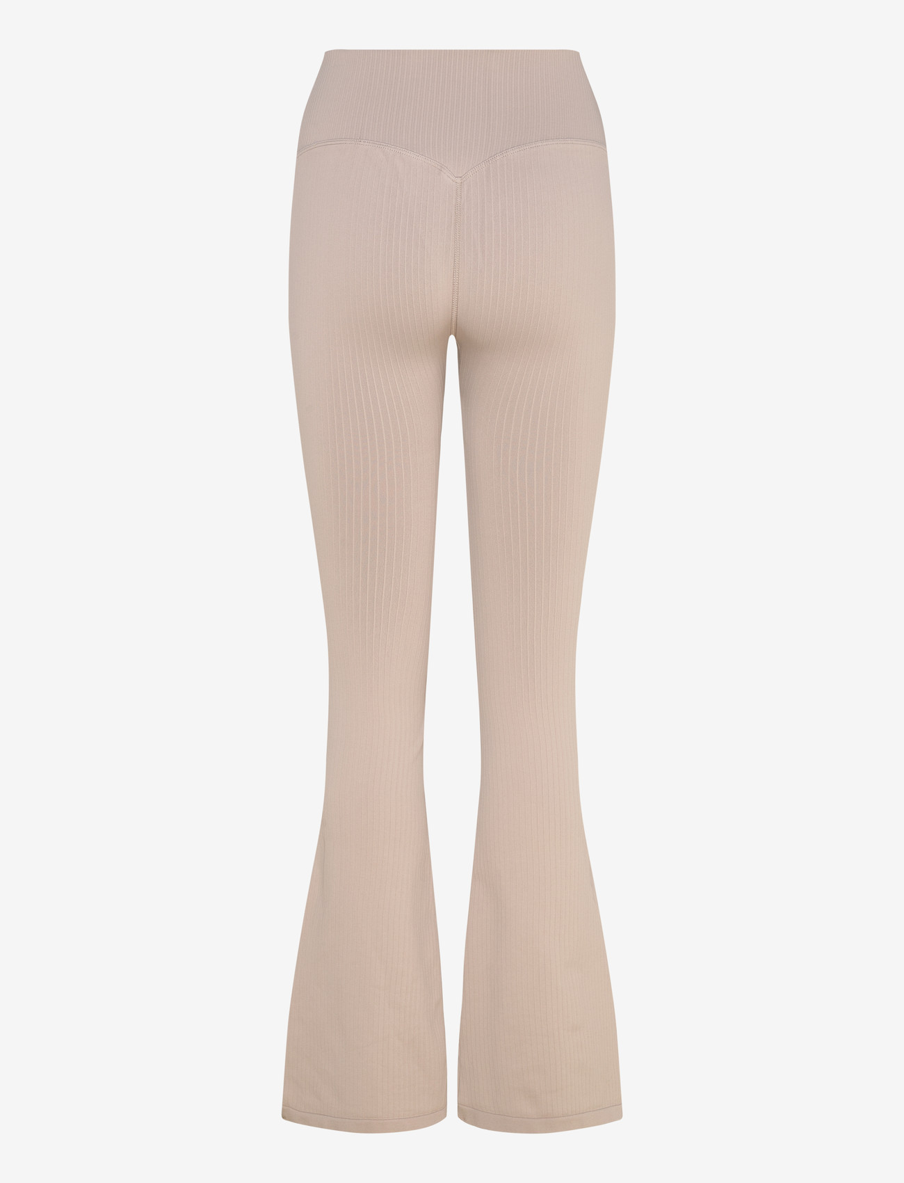 aim´n - Ribbed Seamless Flare Tights - sportinės tamprės - dark clay - 2