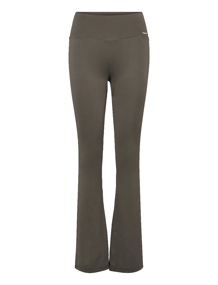 aim´n - Ribbed Seamless Flare Tights - training tights - dark ivy - 1