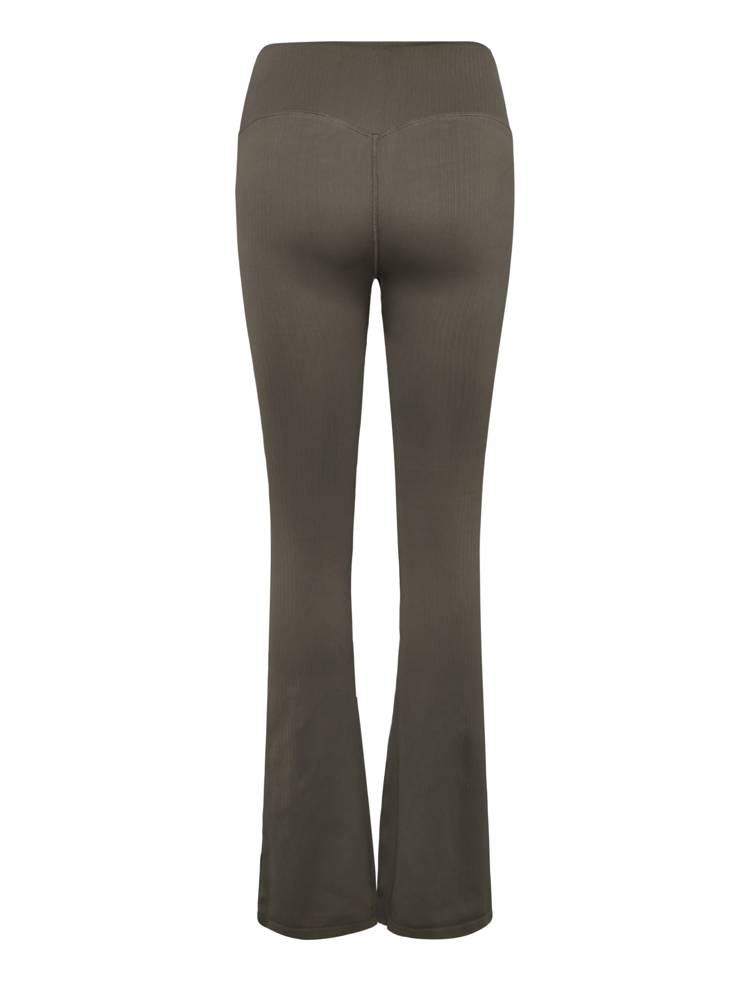 aim´n - Ribbed Seamless Flare Tights - training tights - dark ivy - 2