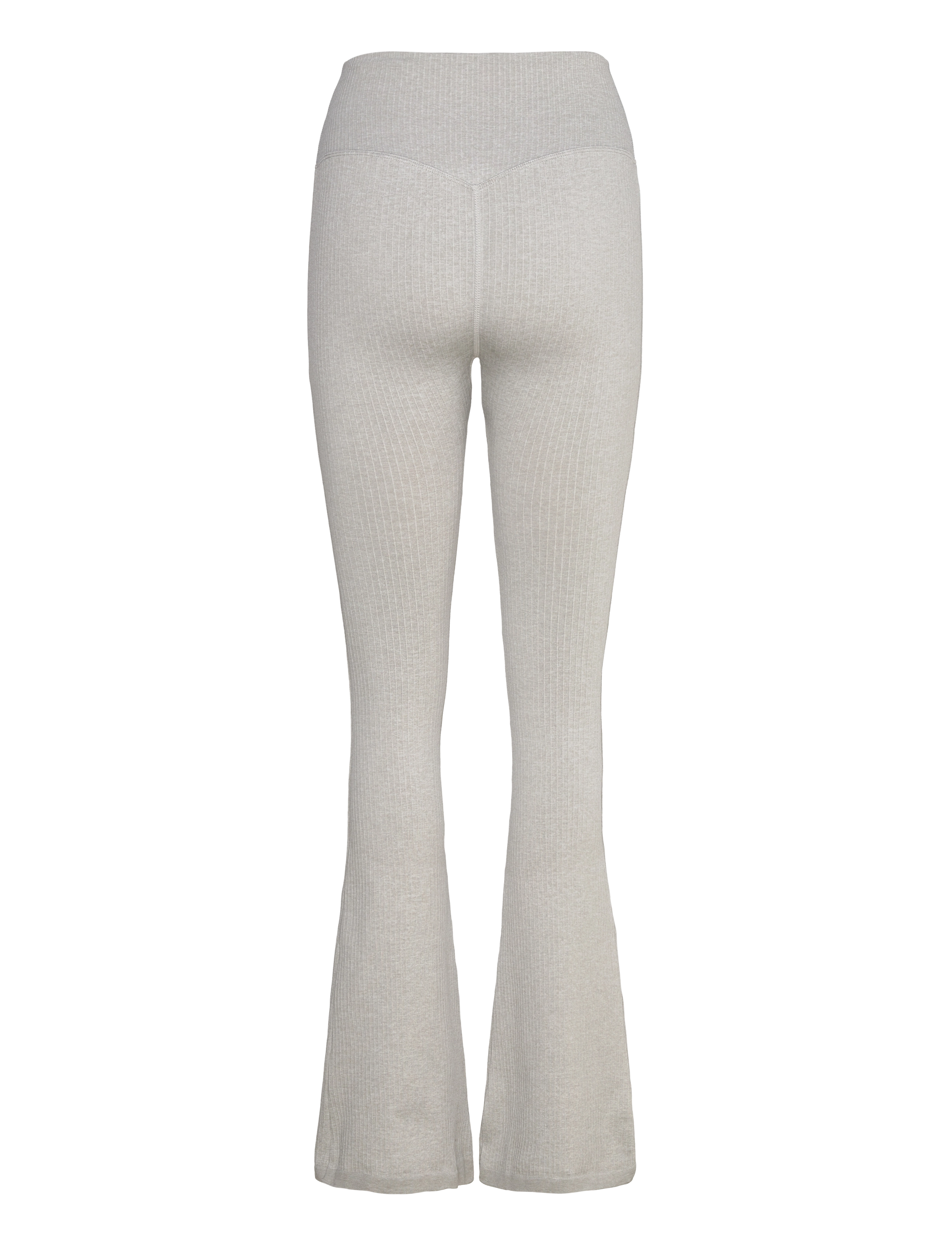 aim´n - Ribbed Seamless Flare Tights - volle länge - grey melange - 2