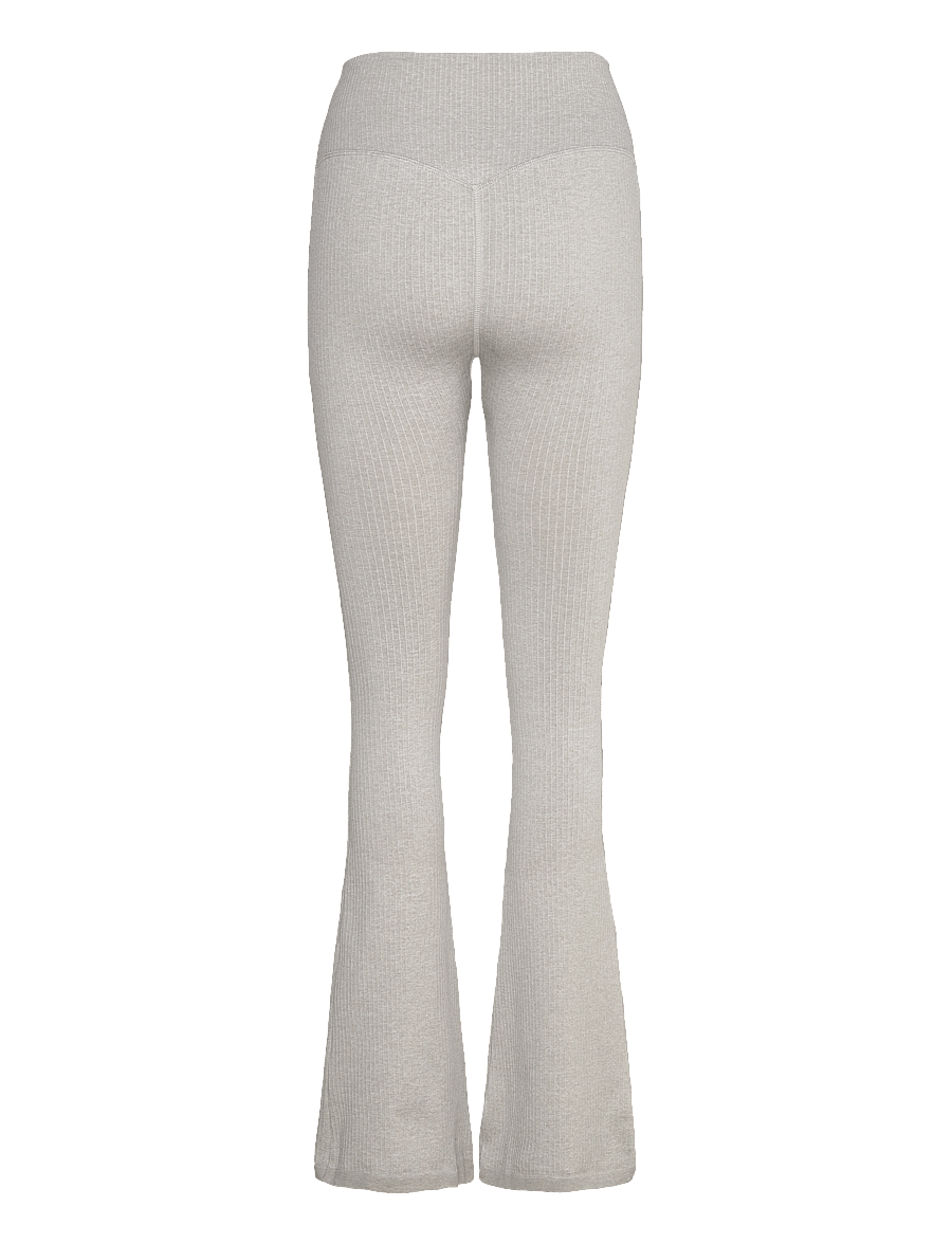 aim´n - Ribbed Seamless Flare Tights - volle länge - grey melange - 2
