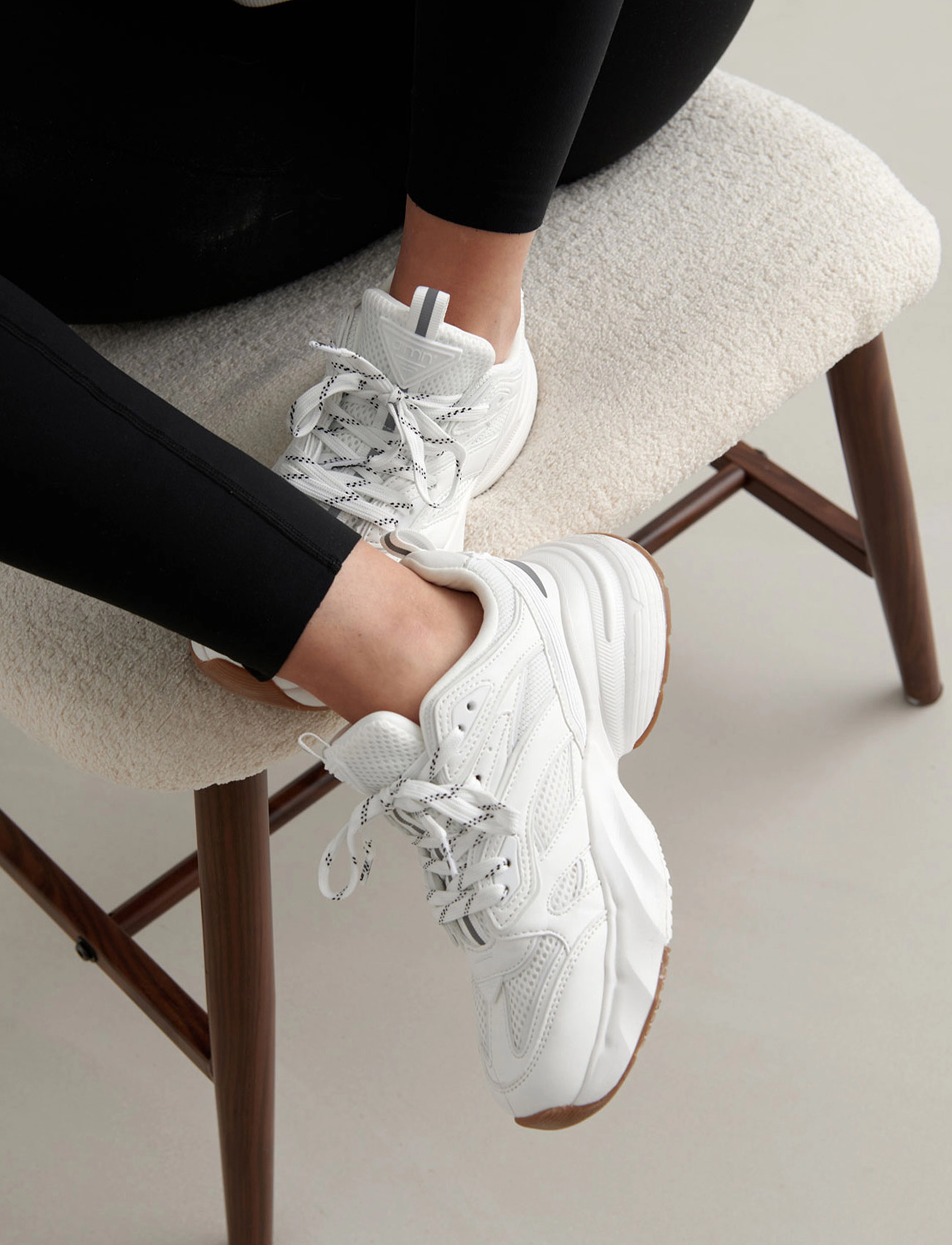 aim ́n Athena 100, Kvinder, Chunky Sneaker, Hvid, Str: 40