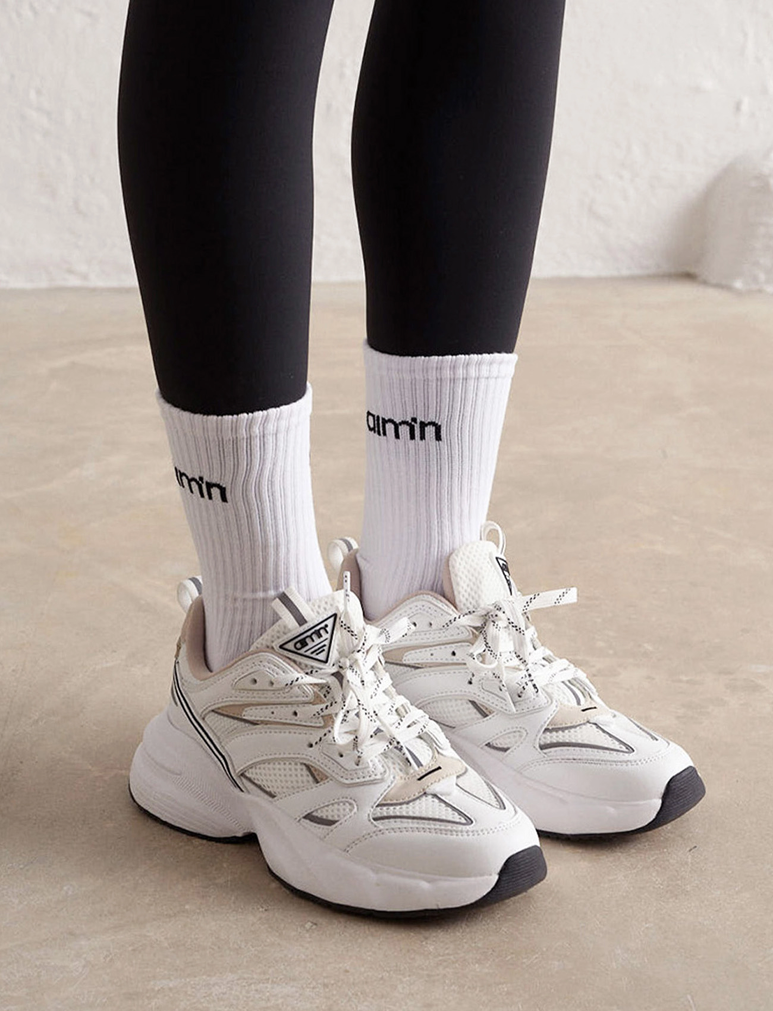 aim ́n Athena 100, Kvinder, Chunky Sneaker, Hvid, Str: 39