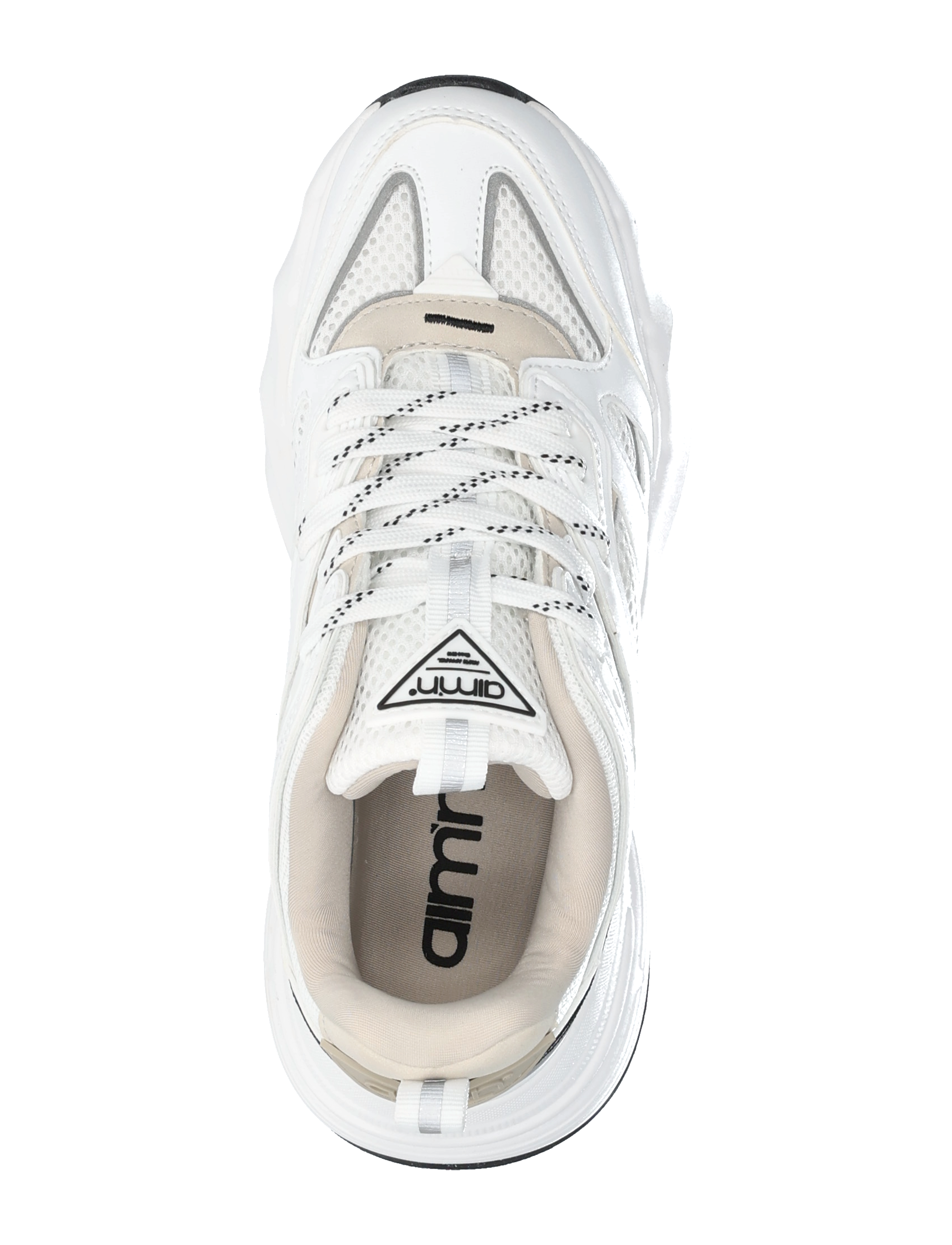 aim´n - Athena 100 - sporta apavi ar zemu augšdaļu - white - 4