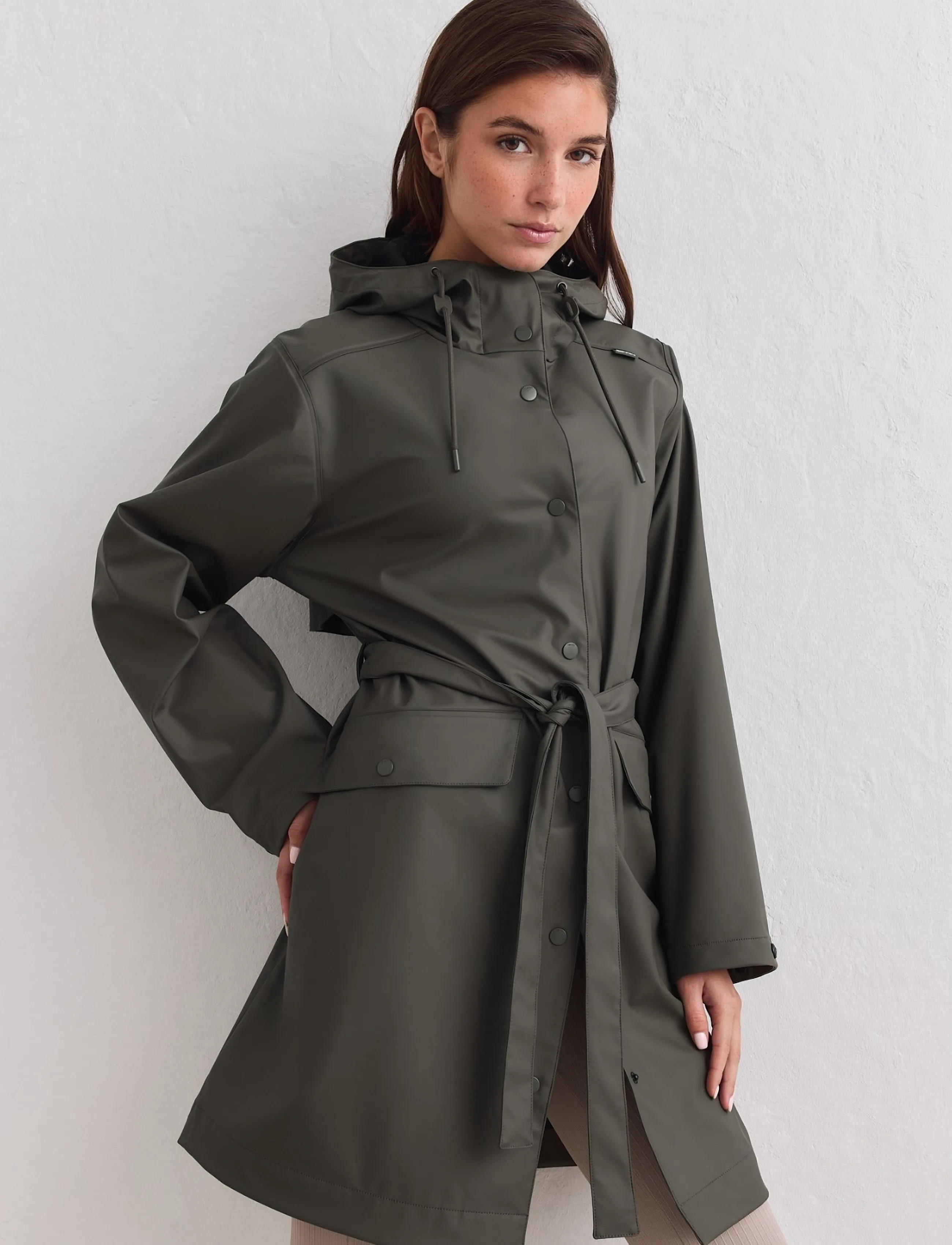 aim´n Rain Jacket - Tøj - DARK IVY / khaki/green
