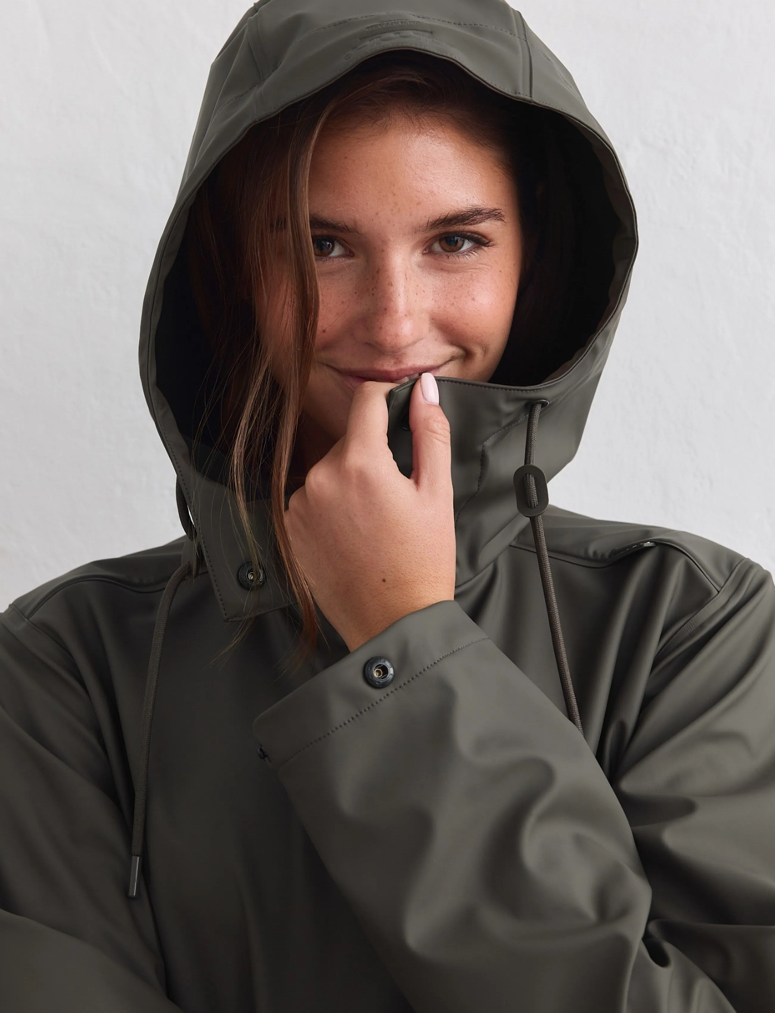 aim´n - Rain Jacket - overtøj - dark ivy - 4