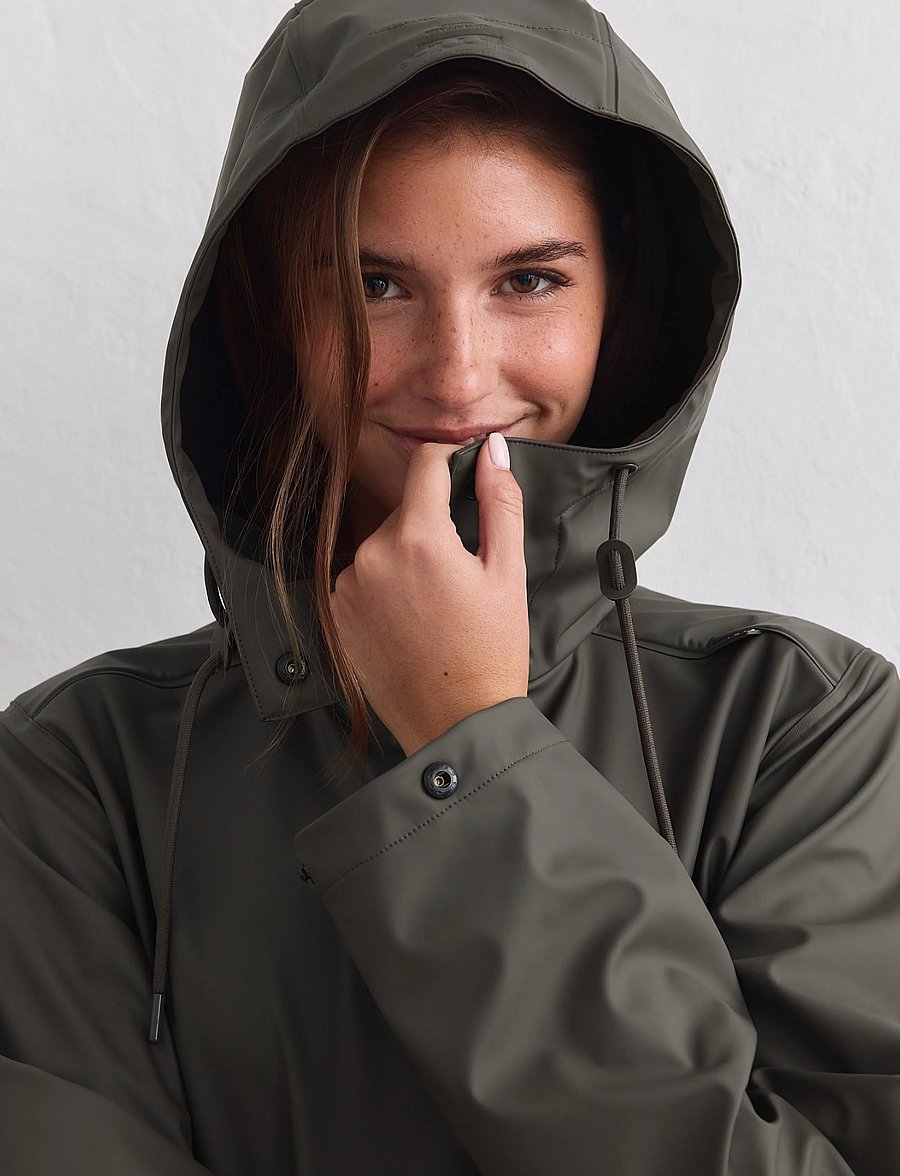 aim´n - Rain Jacket - overtøj - dark ivy - 4
