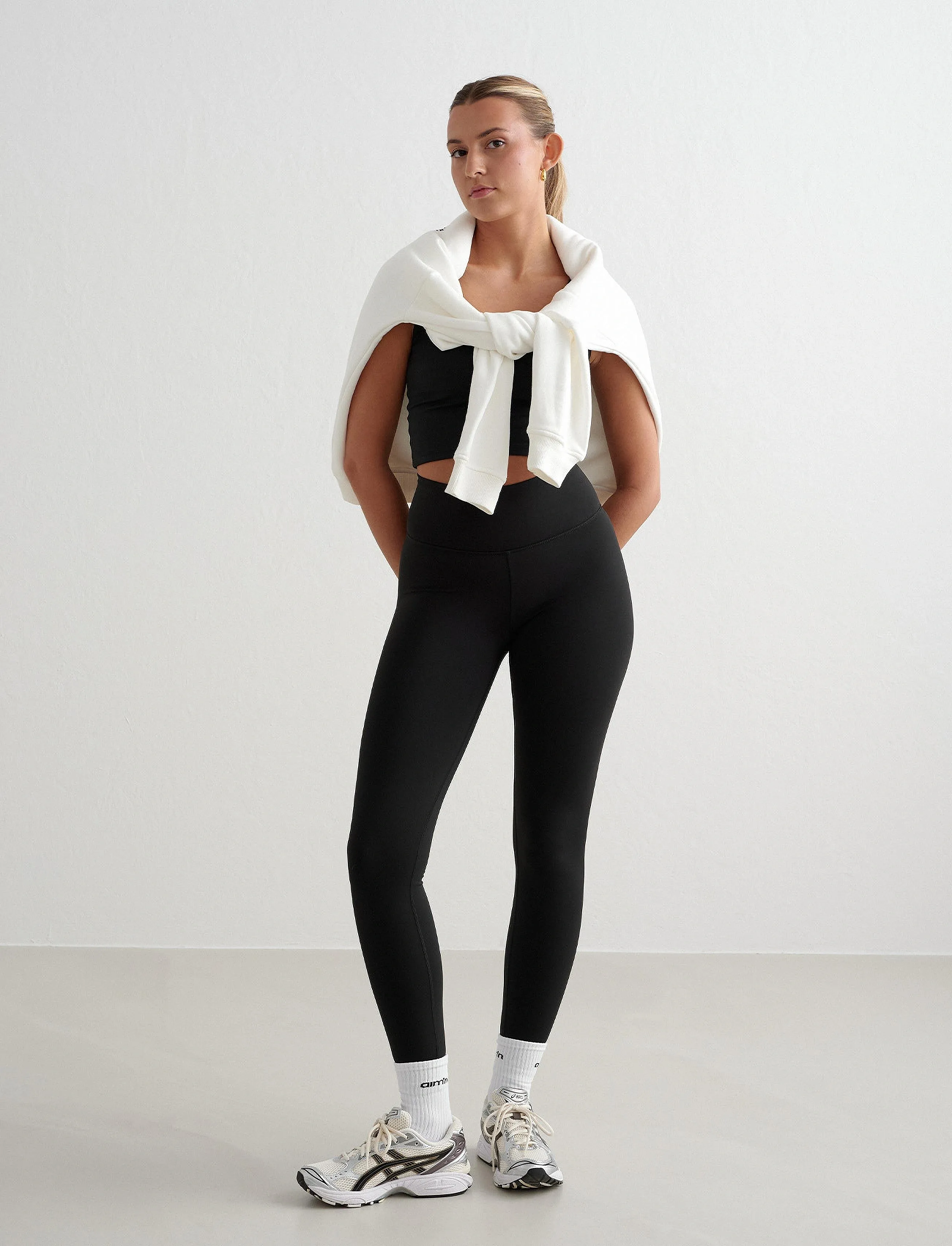 aim ́n Warming Tights, XS, Black, Sportsbukser > Sportstræningsbukser, Dame