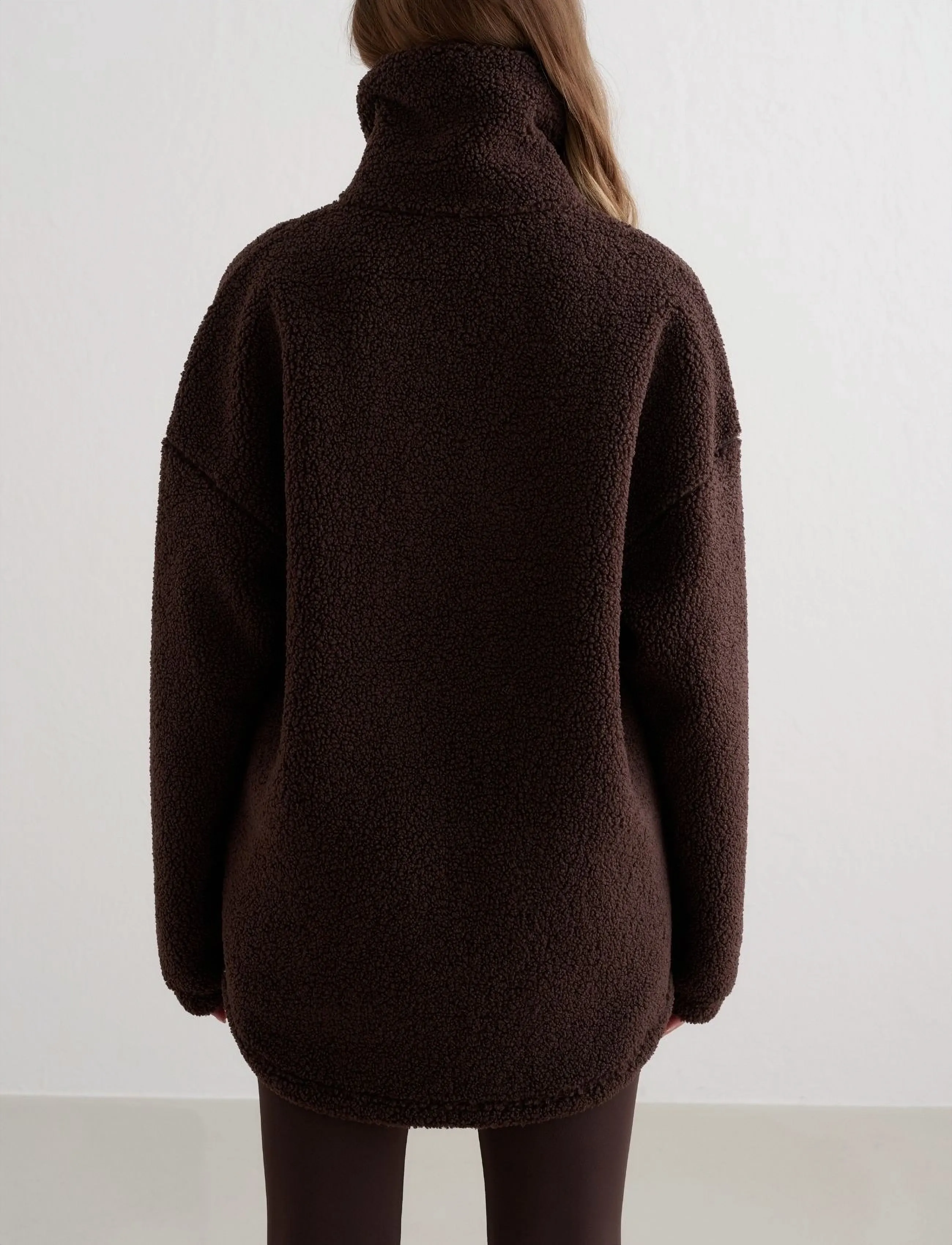 aim´n - Pile Jacket - casual jackor - cacao - 3