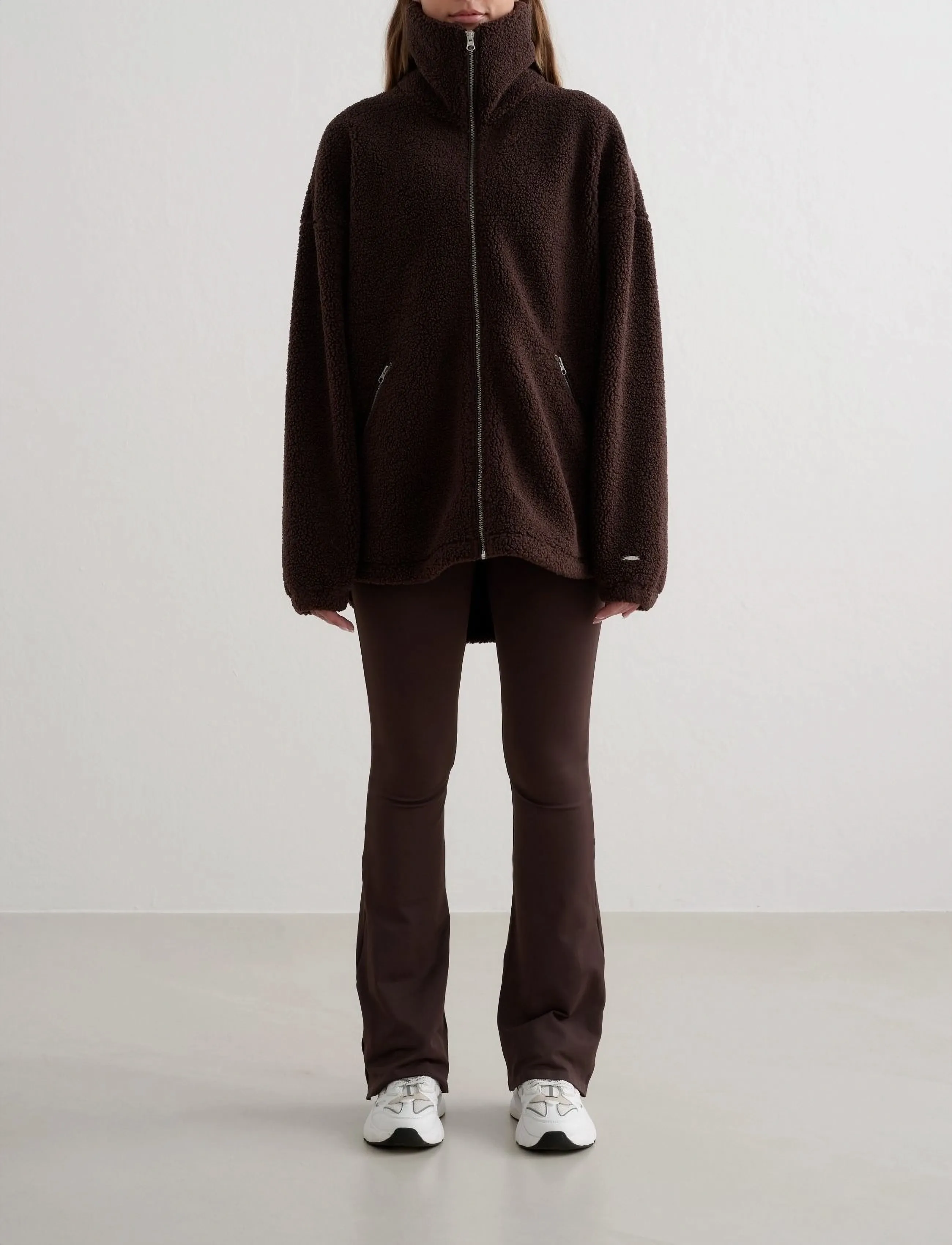aim´n - Pile Jacket - casual jackor - cacao - 4