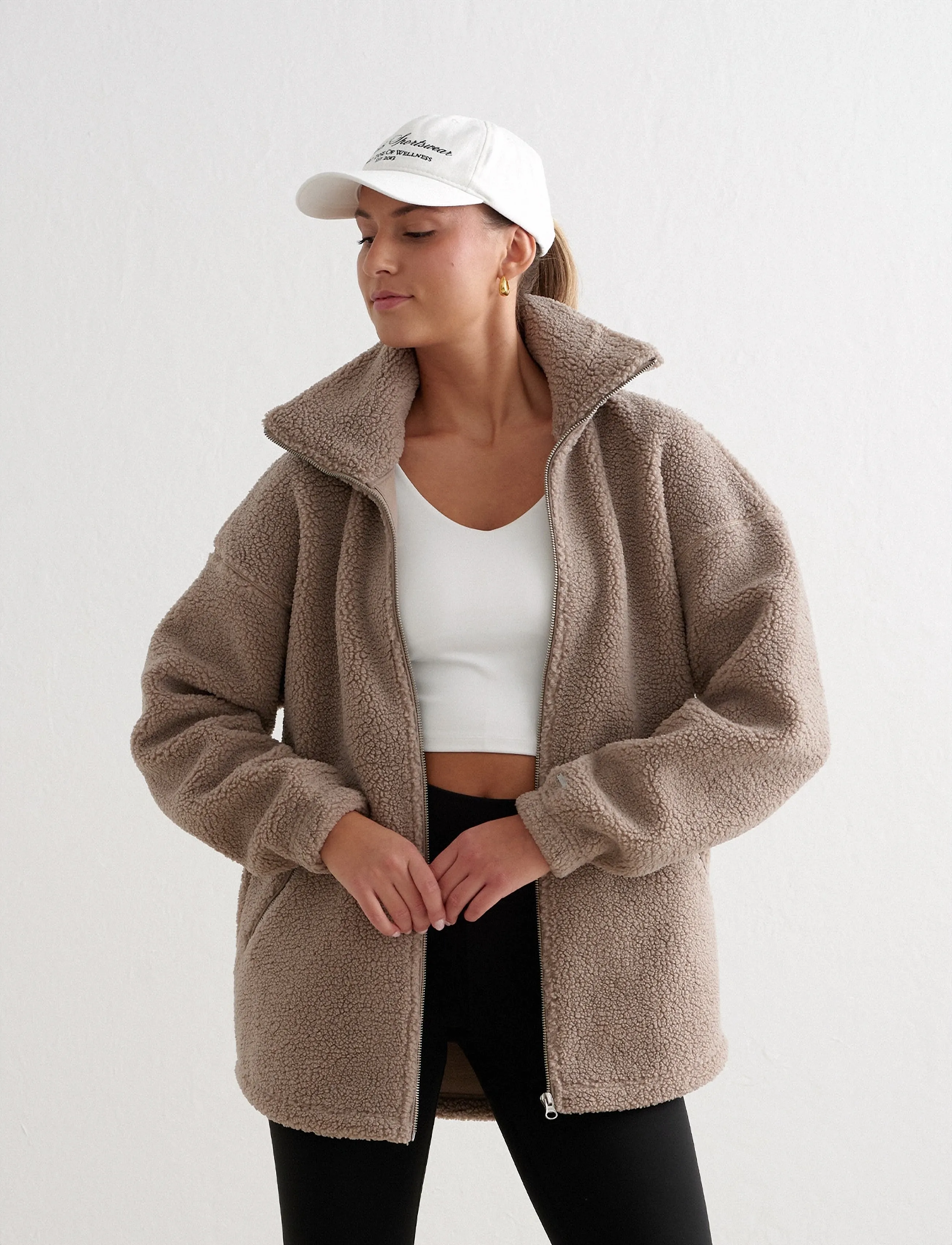 aim ́n Pile Jacket, XL, Brown, Sport Jackets > Sport Casual Jackets, Dame