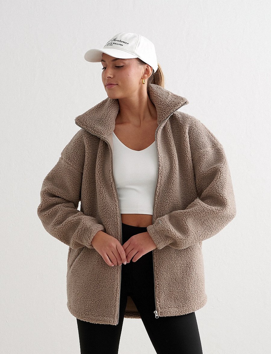 aim´n - Pile Jacket - freizeitjacken - dark clay - 0