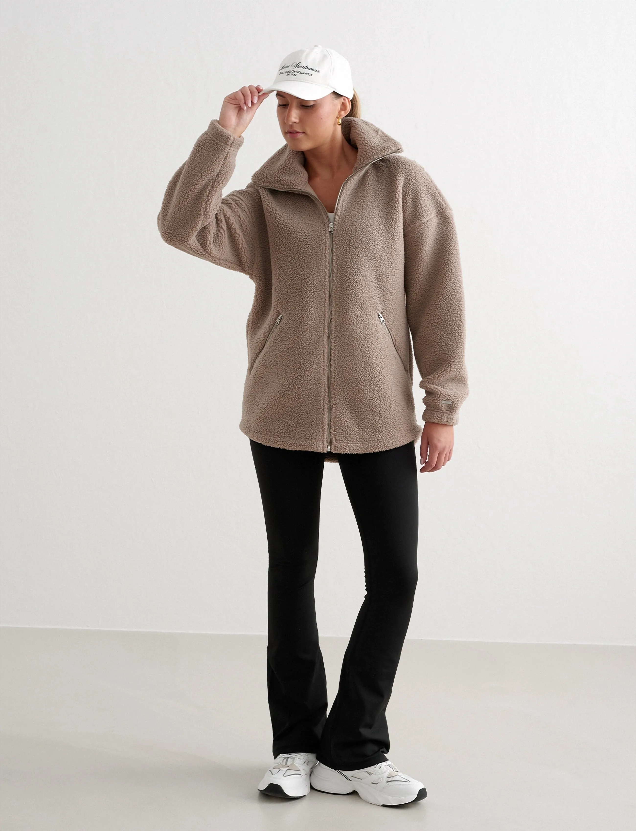 aim´n - Pile Jacket - uformelle jakker - dark clay - 3