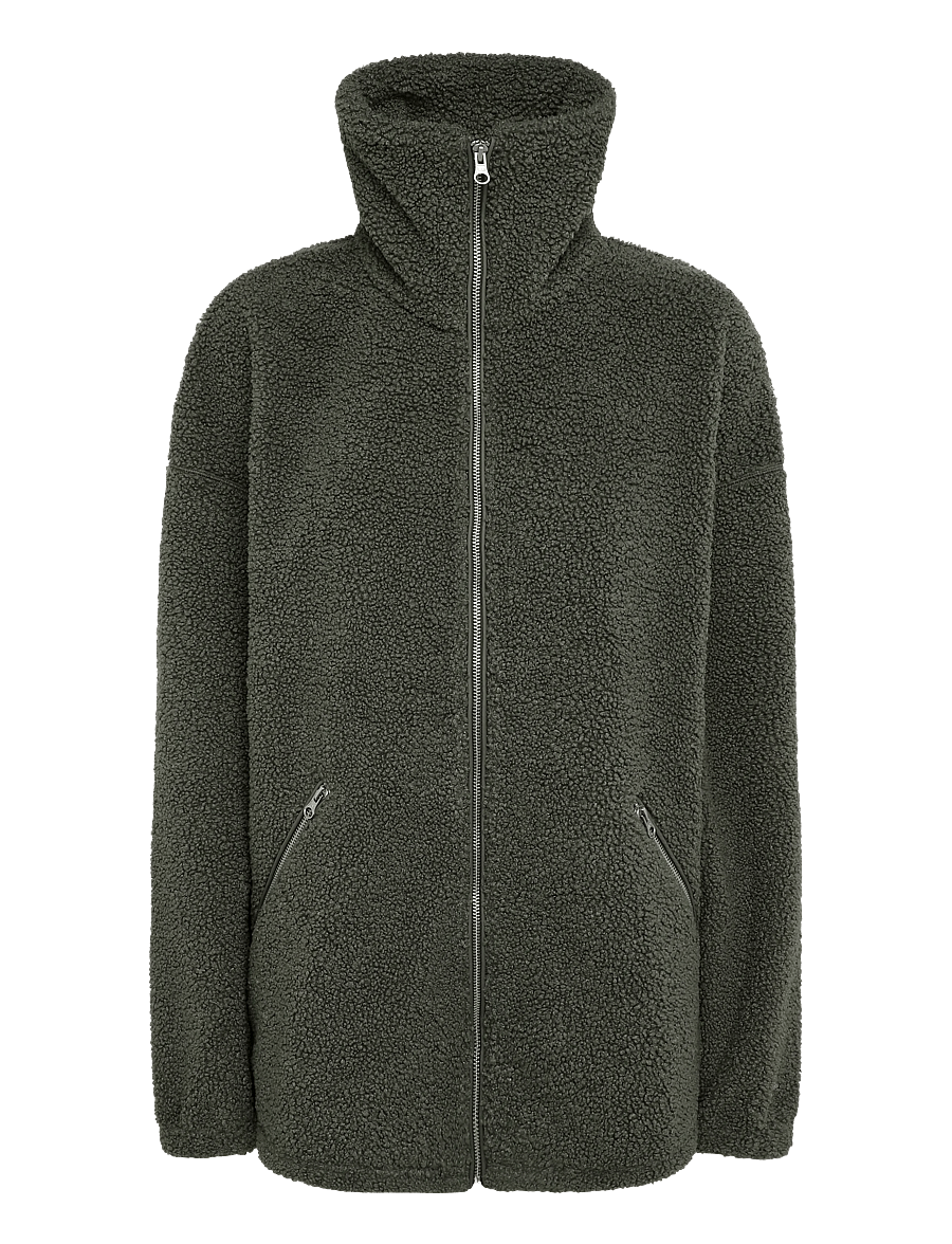 aim´n - Pile Jacket - casual jakker - dark ivy - 0