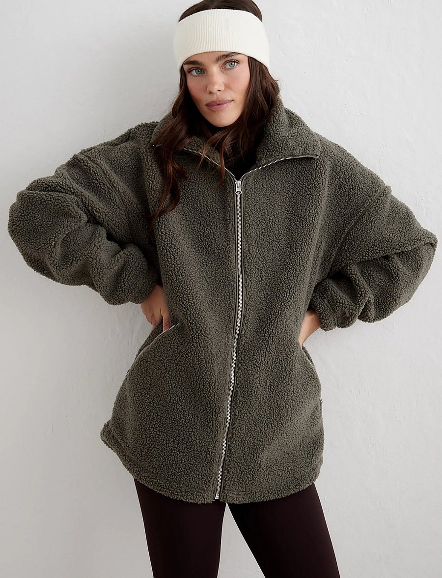 aim´n - Pile Jacket - freizeitjacken - dark ivy - 0