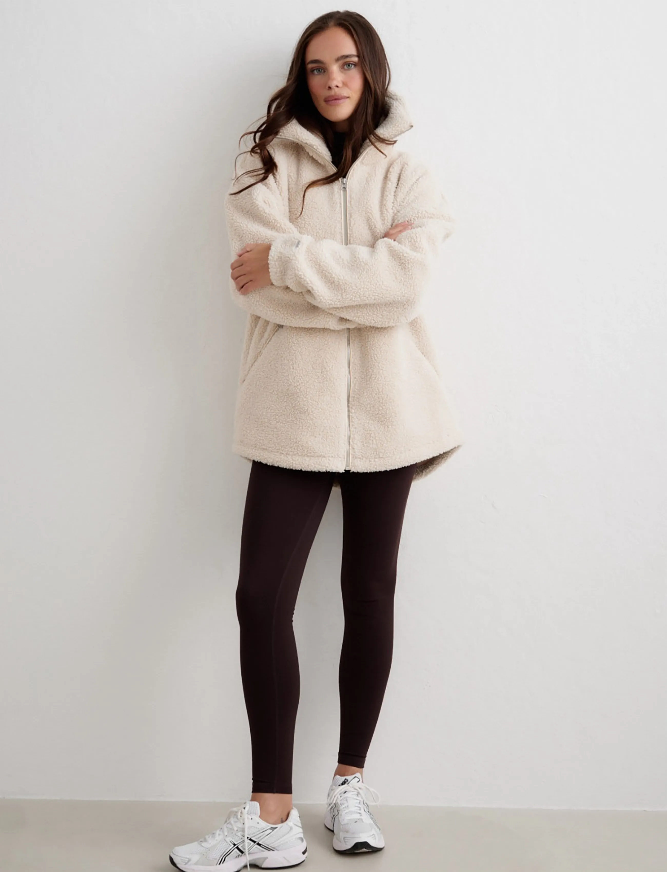 Aimn Pile Jacket jackor dam – bild 3