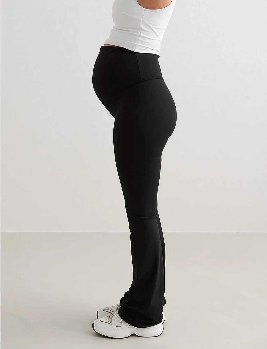 aim´n - Sense Maternity Flare Tights - rasedate sukkpüksid - black - 0