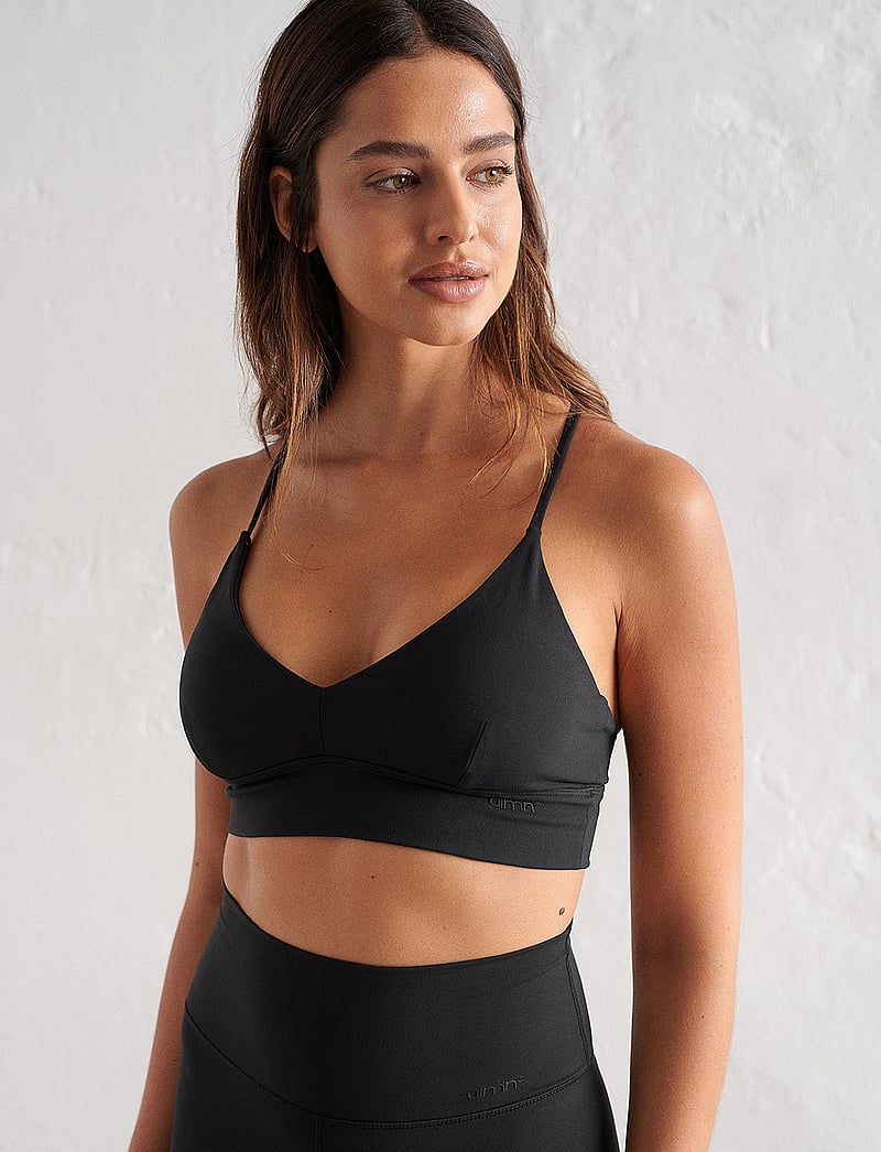 aim´n - Sense Strap Bra - sport bh:ar - black - 4