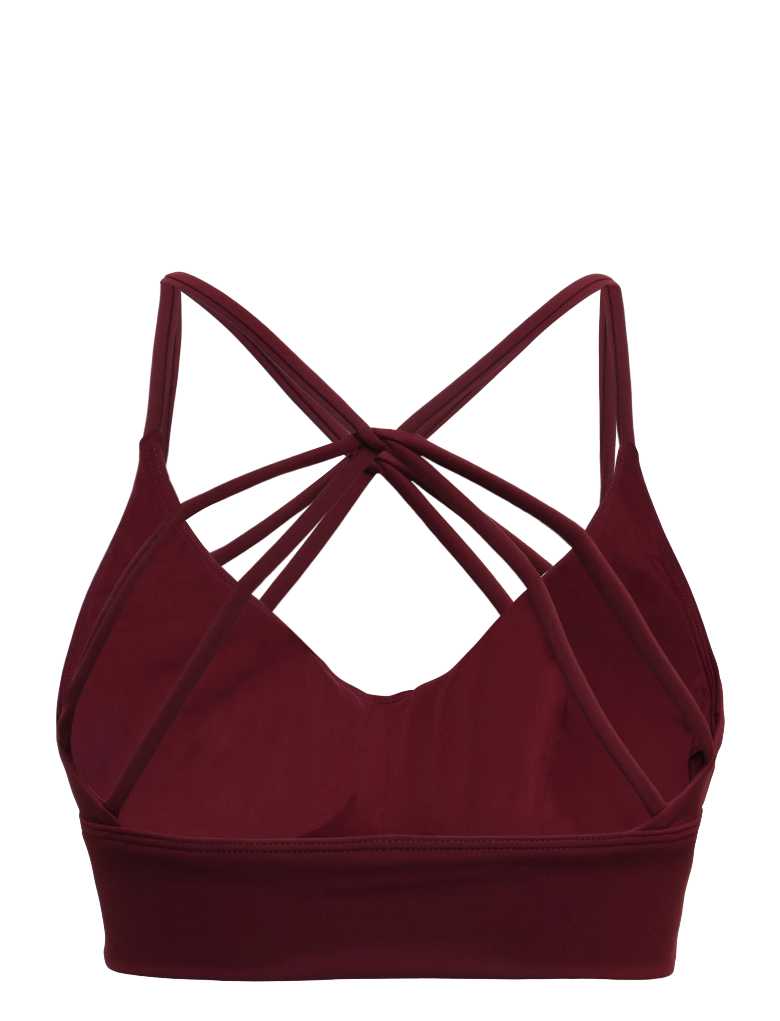 aim´n - Sense Strap Bra - låg support - merlot - 2