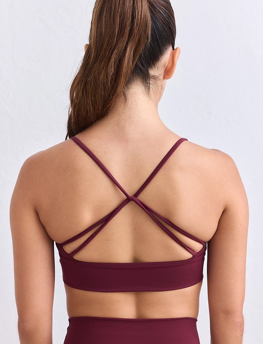 aim´n - Sense Strap Bra - leichter halt - merlot - 5