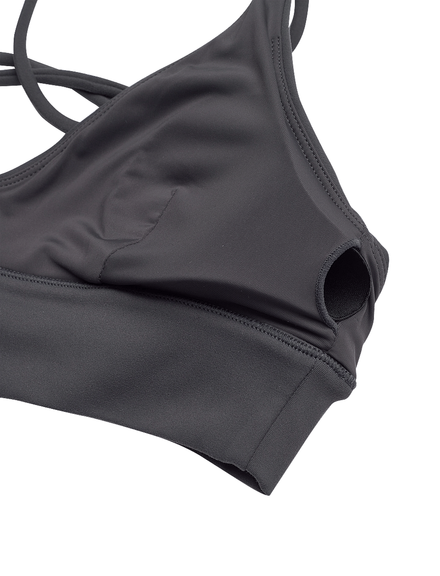 aim´n - Sense Strap Bra - sports bras - shadow grey - 3