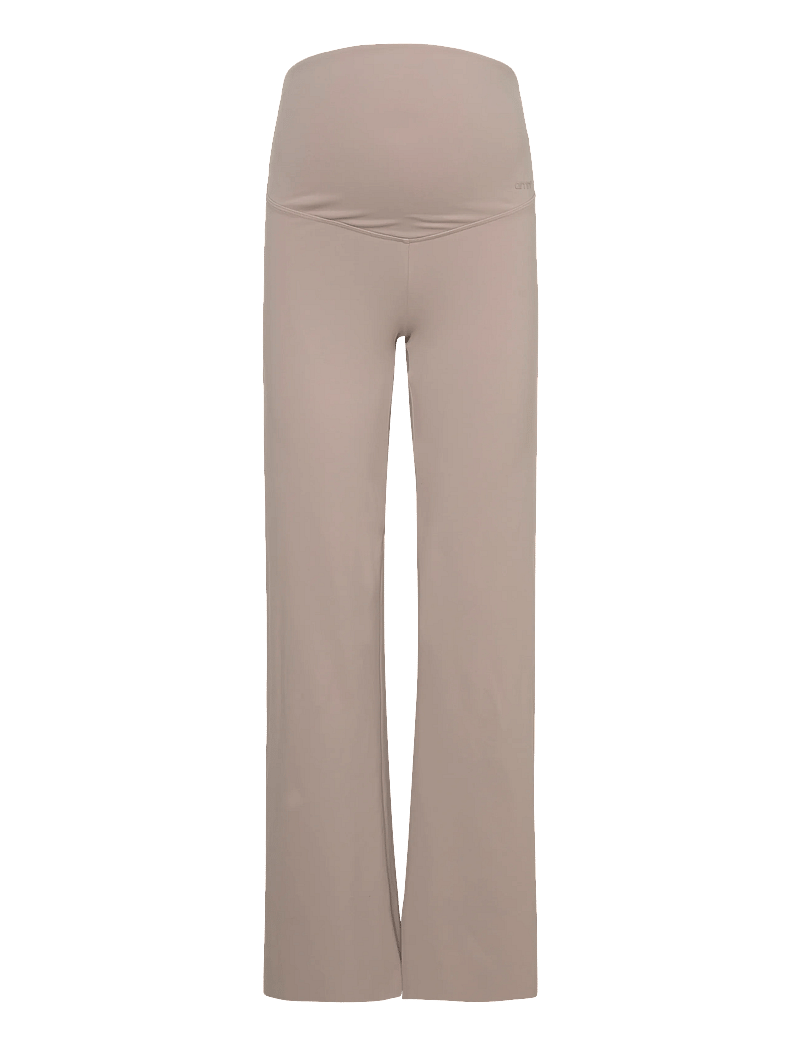aim´n - Sense Maternity Wide Pants - maternity tights - dark clay - 0