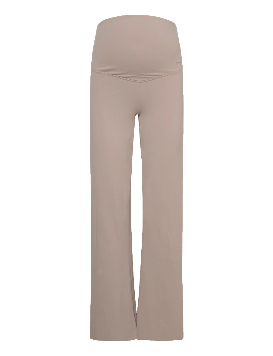 aim´n - Sense Maternity Wide Pants - graviditetstights - dark clay - 0