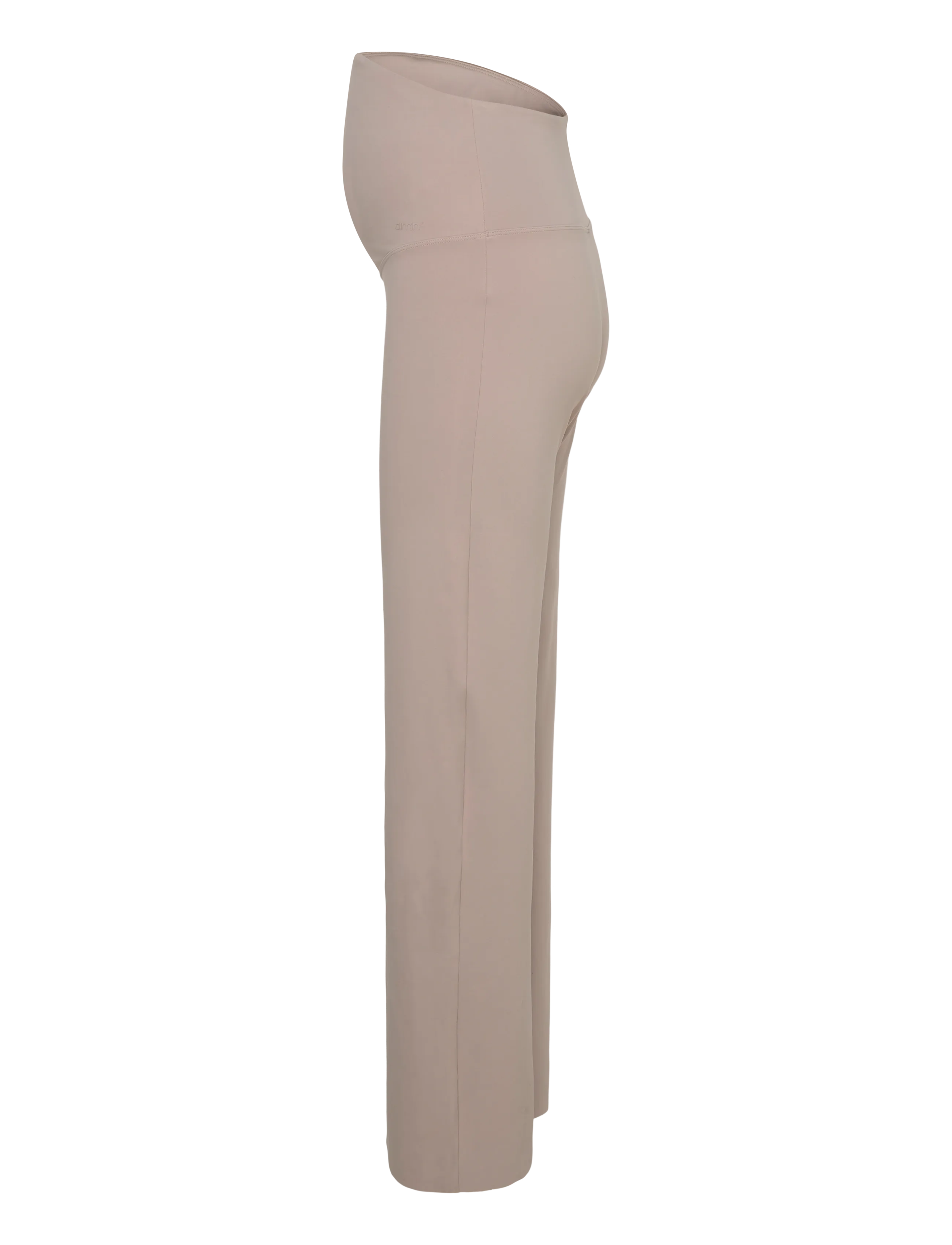 aim´n - Sense Maternity Wide Pants - Äitiystrikoot - dark clay - 2