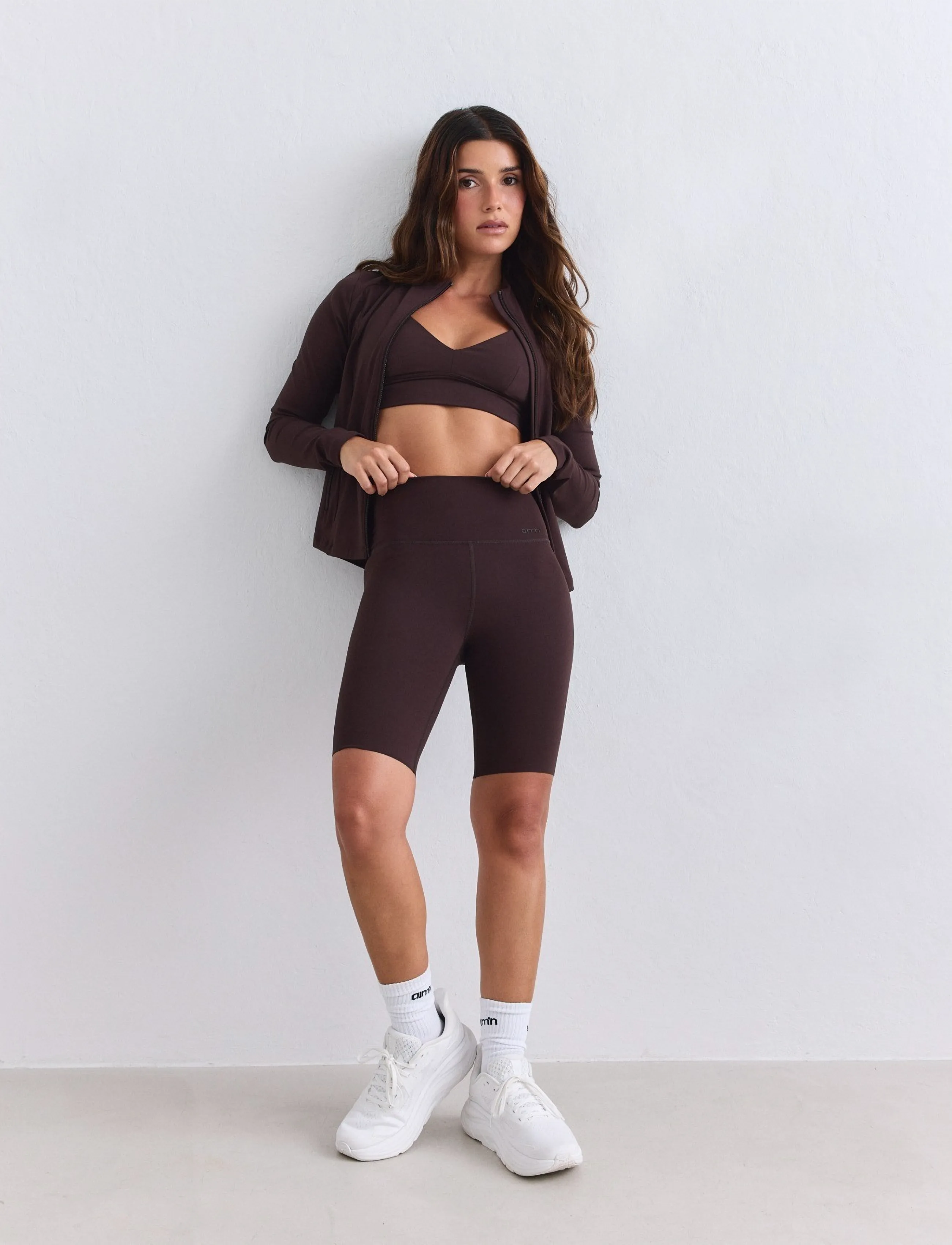 aim ́n Sense Biker Shorts, M, Braun - Cycling Frauen