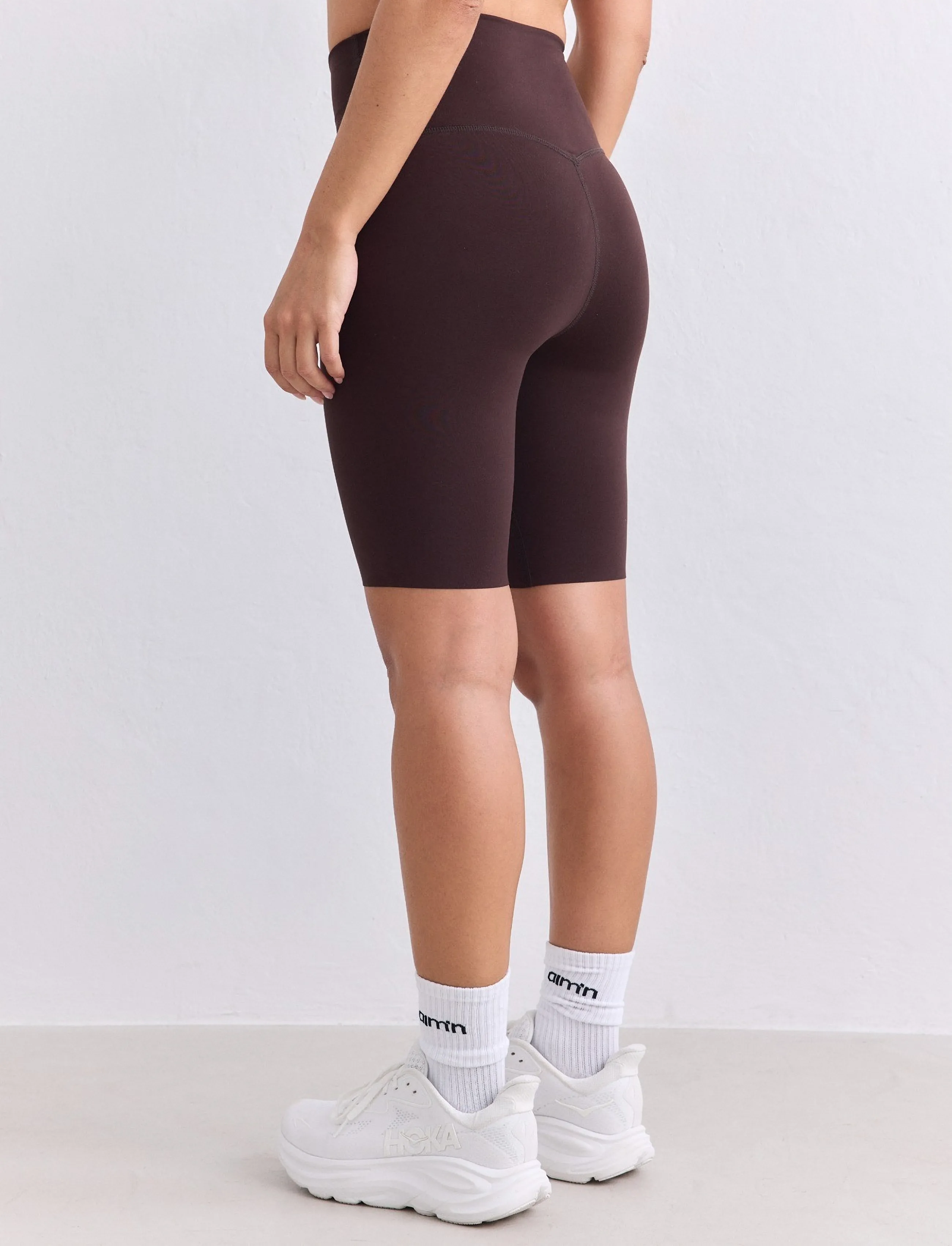 aim´n - Sense Biker Shorts - 1/2 länge - chocolate - 3
