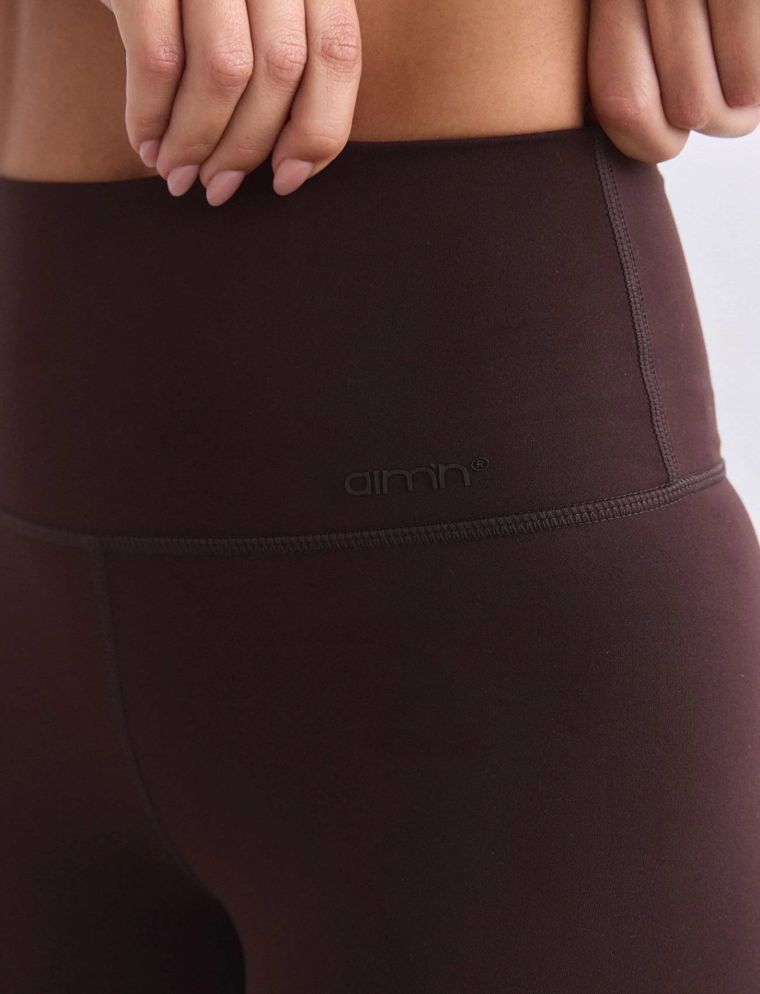 aim´n - Sense Biker Shorts - 1/2 länge - chocolate - 5