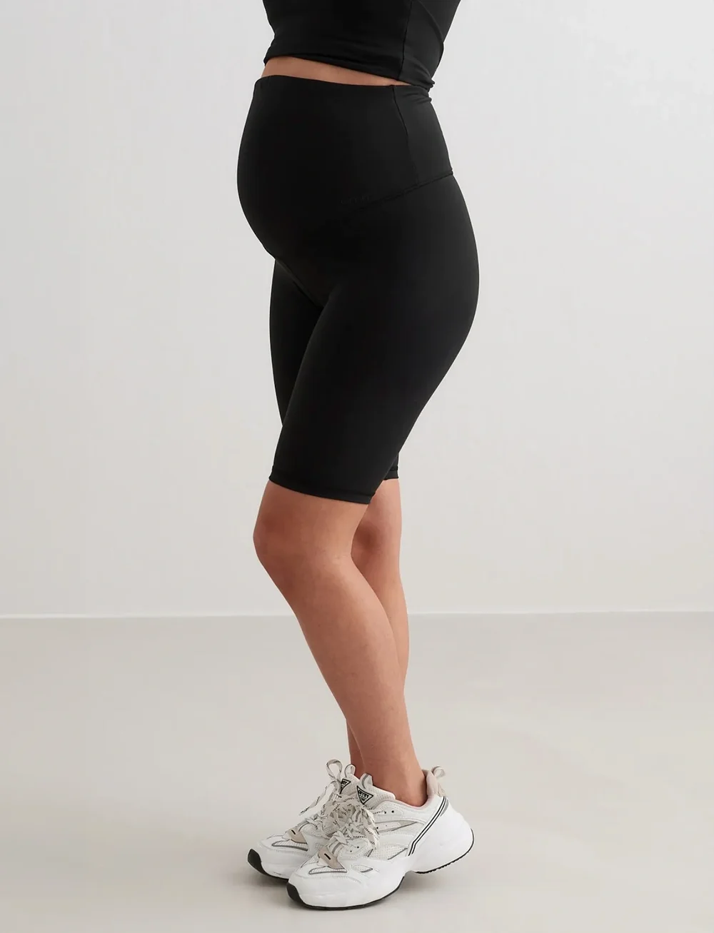 aim´n - Sense Maternity Biker Shorts - graviditetstights - black - 0