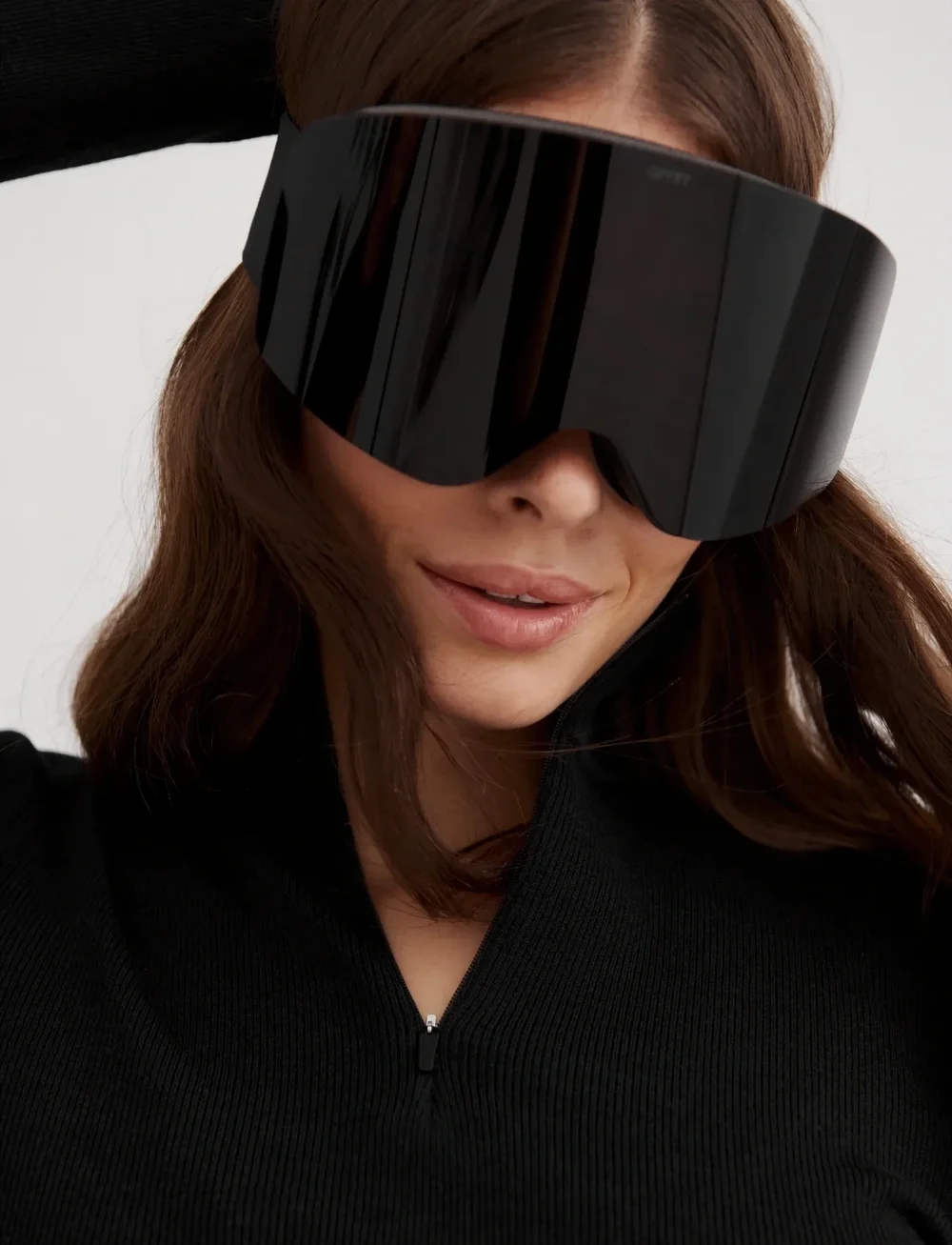 aim´n - Ribbed Wool Half zip - strickmode - black - 5