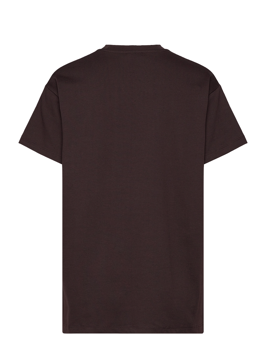 aim´n - Serif Boyfriend T-shirt - alussärgid ja t-särgid - cacao - 2