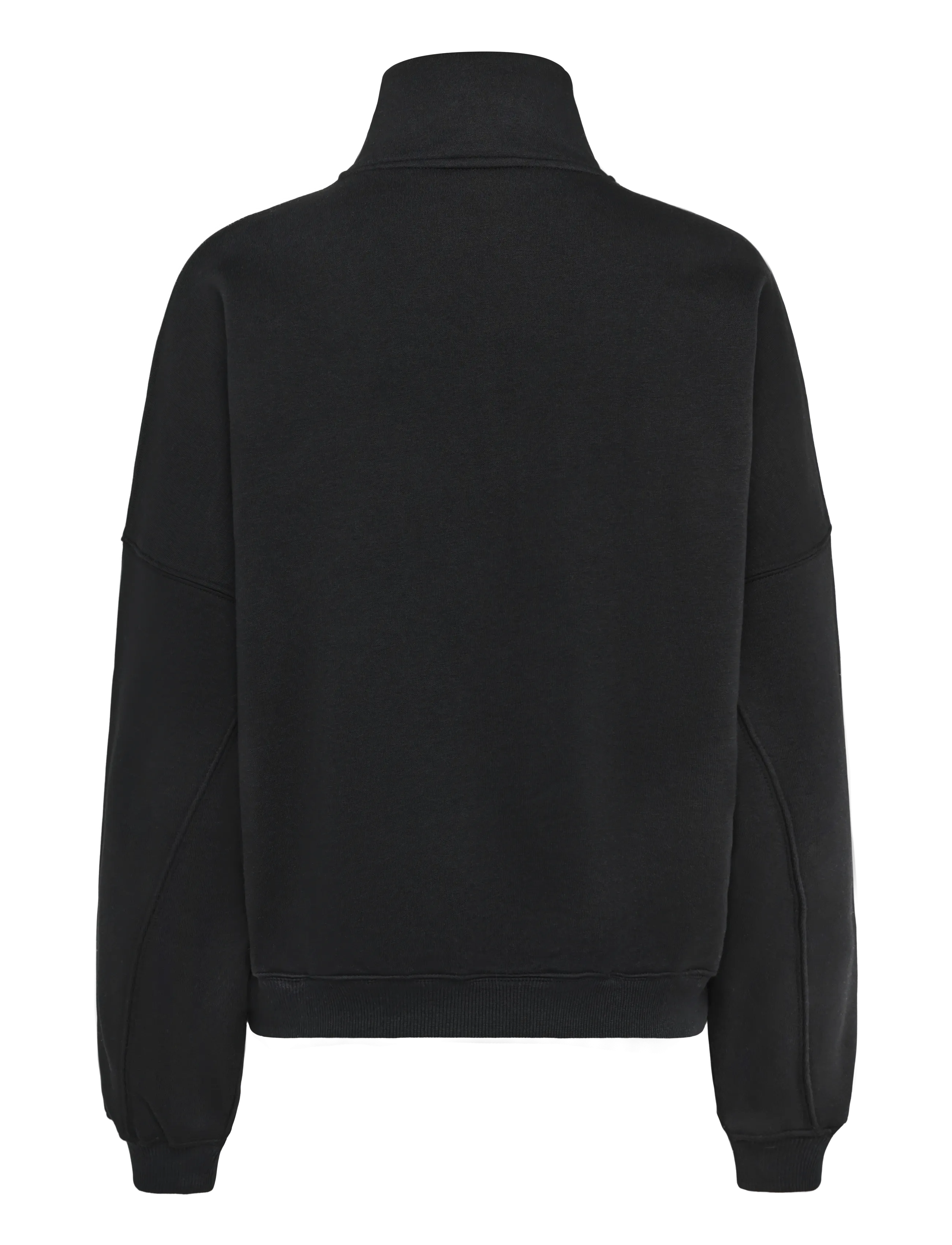 aim´n - Varsity Sweat Half Zip - overdele - black - 2